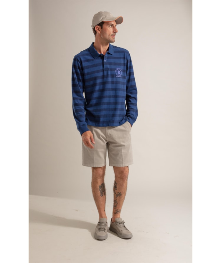 Bermuda Chino Jogging Classic Silver