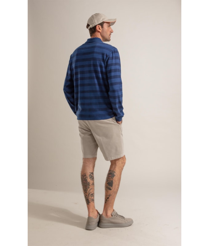 Bermuda Chino Jogging Classic Silver