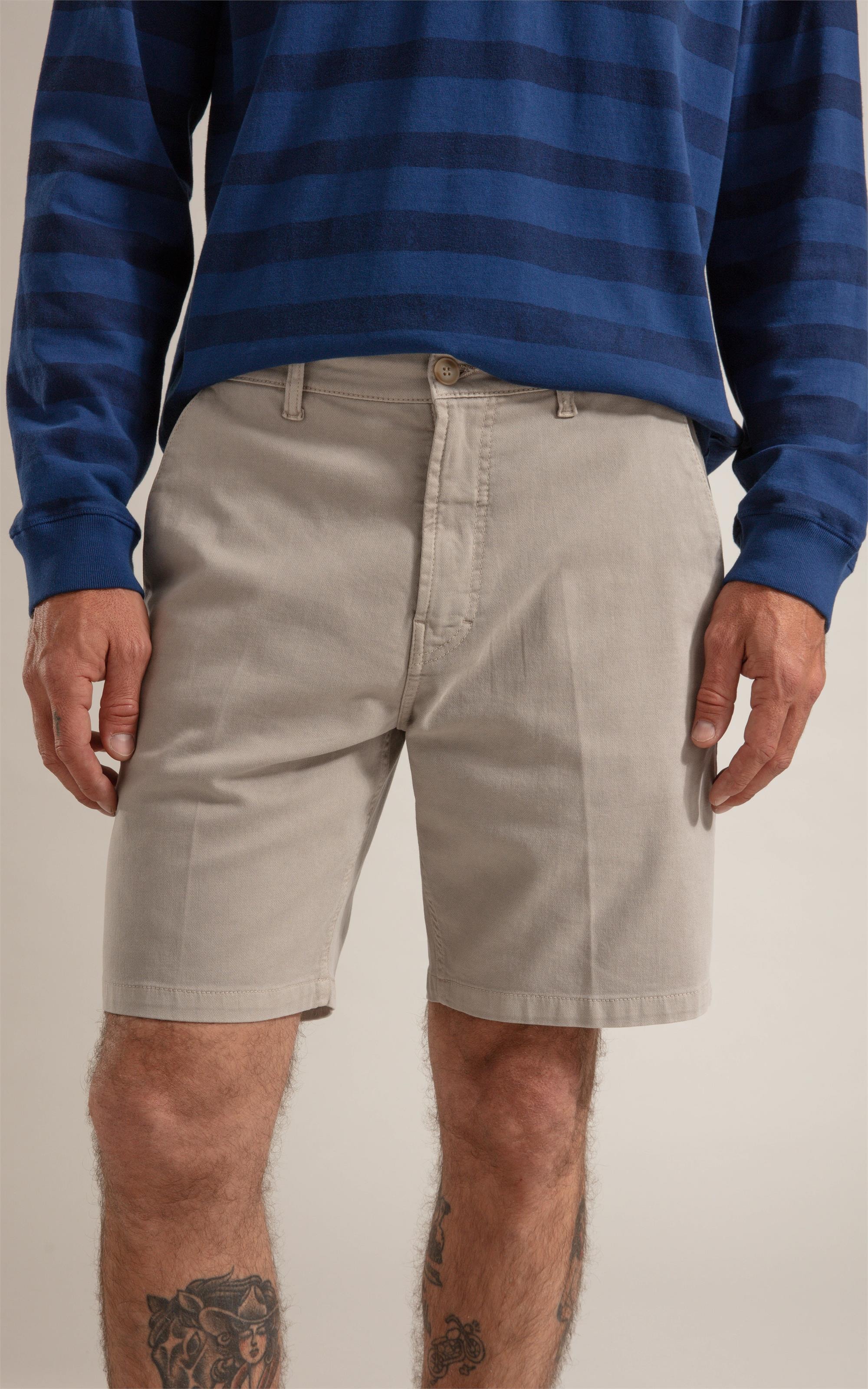 Bermuda Chino Jogging Classic Silver