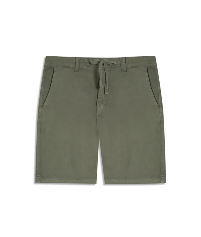Bermuda Chino Jogging Classic Verde Oliva
