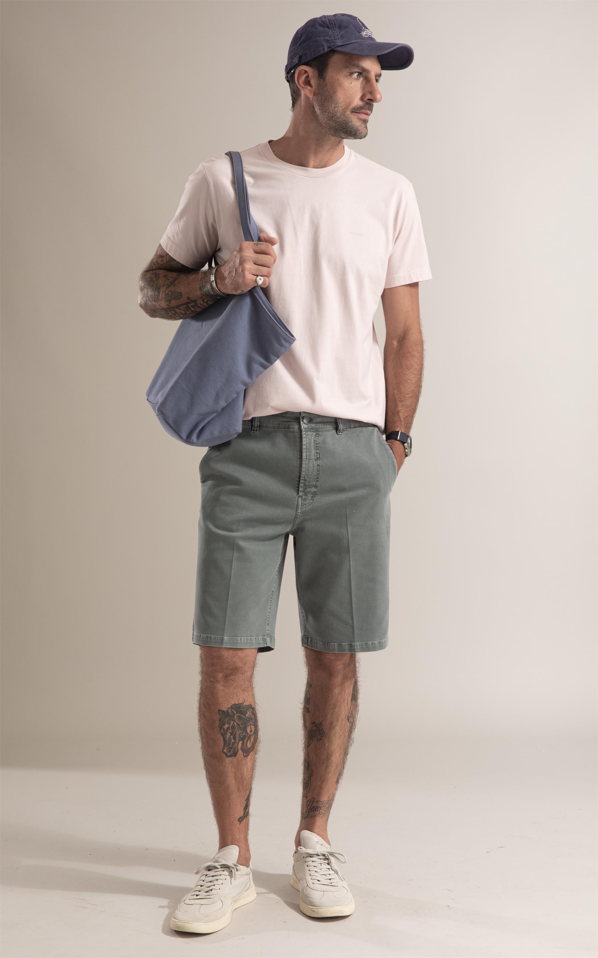 Bermuda Chino Jogging Verde Army