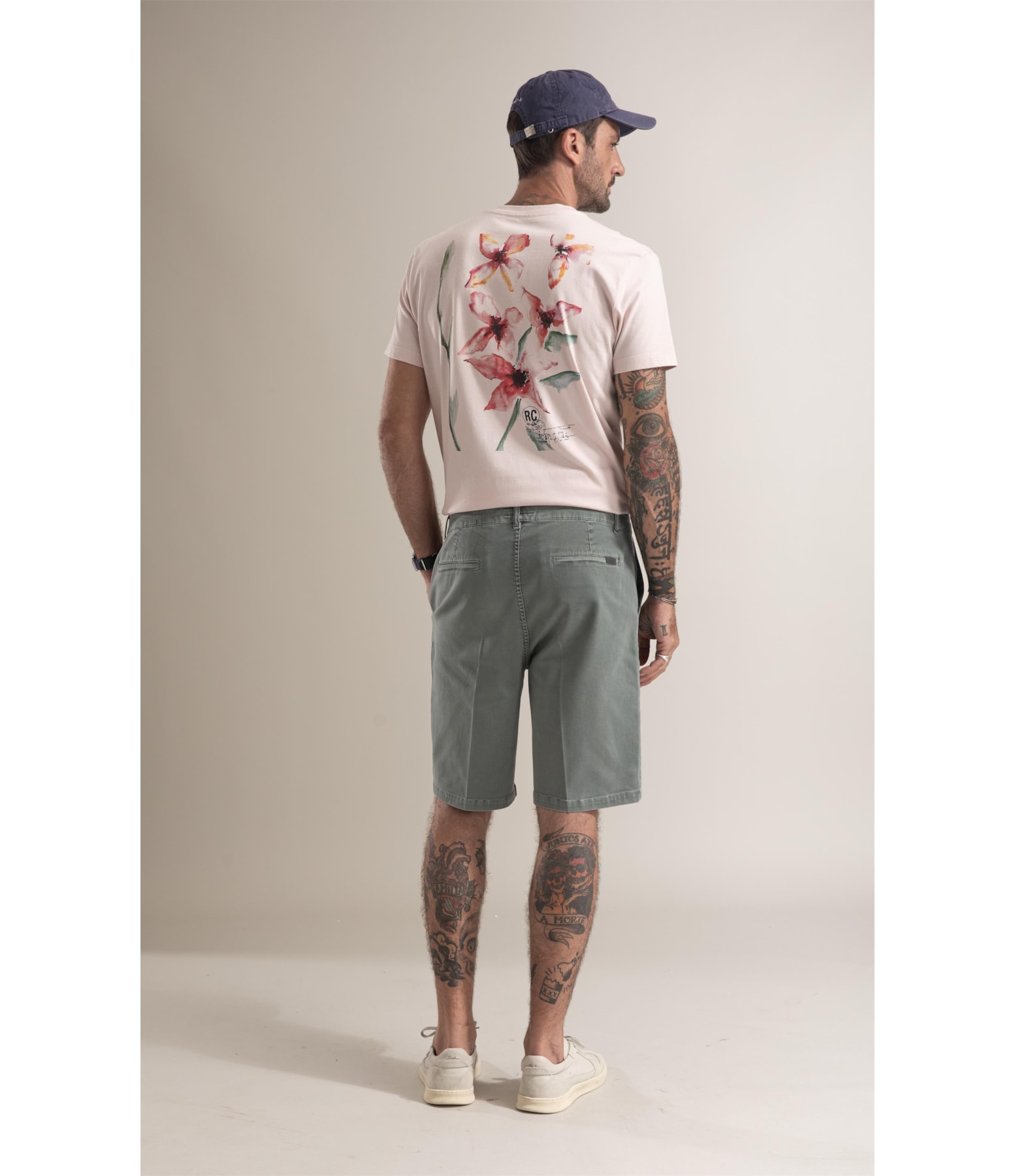 Bermuda Chino Jogging Verde Army