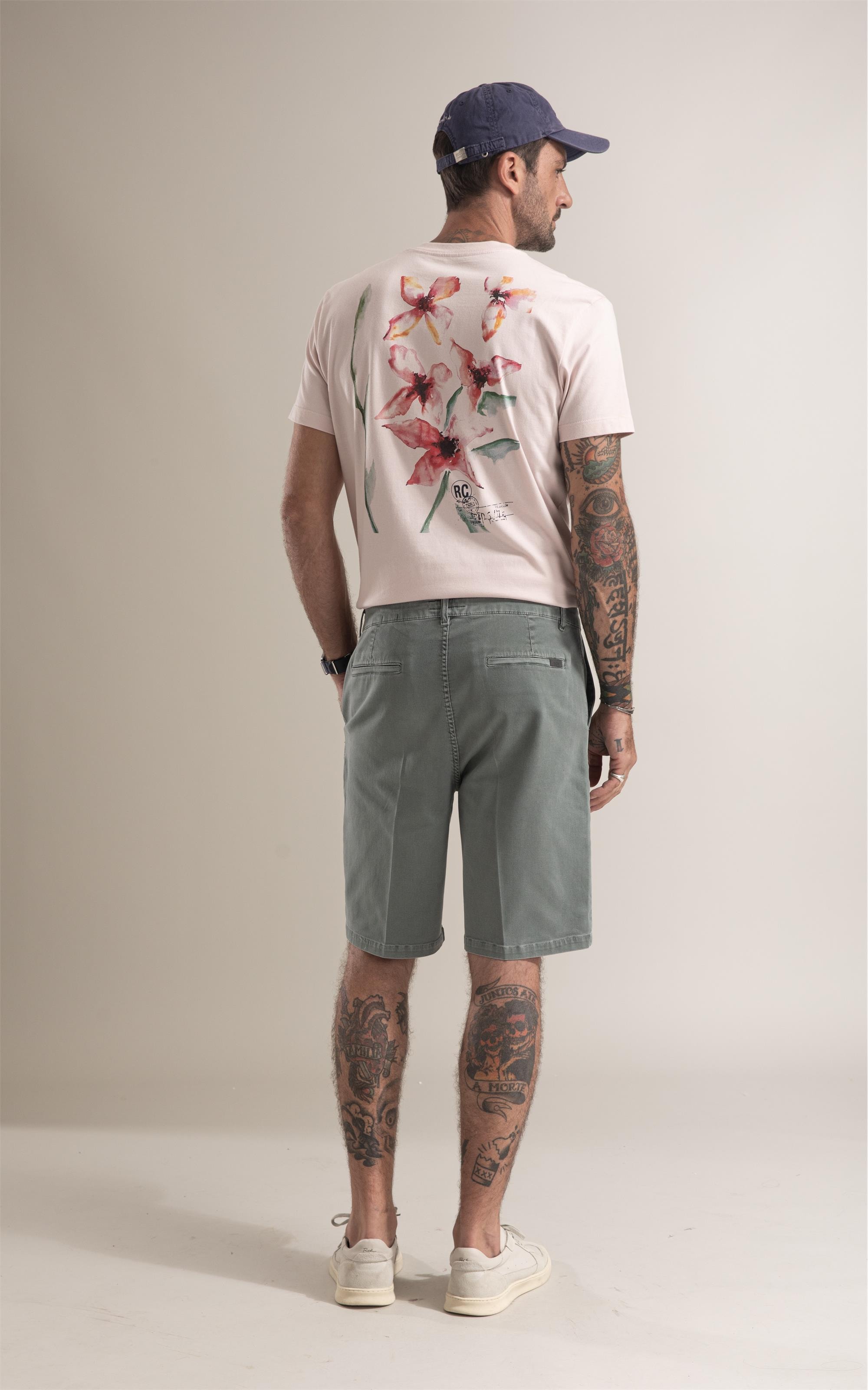 Bermuda Chino Jogging Verde Army