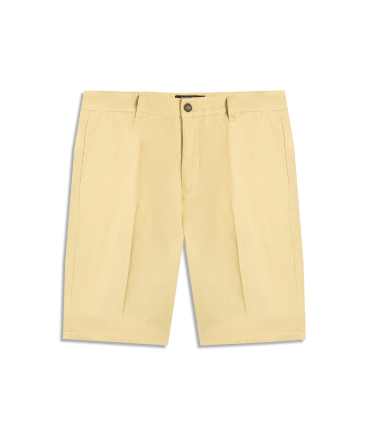 Bermuda Chino Long Lb Amarelo Claro