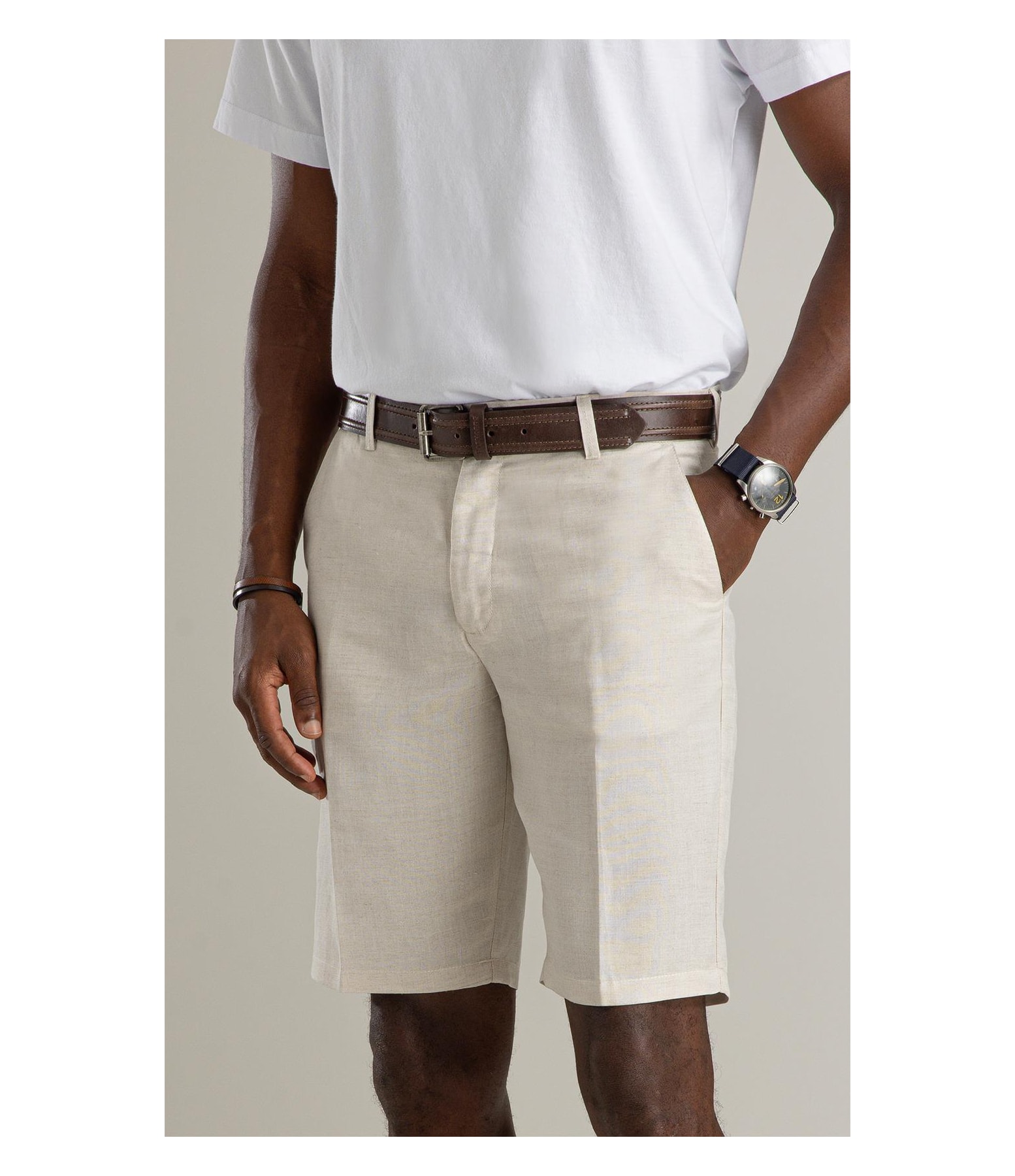 Bermuda Chino Long Lb Areia