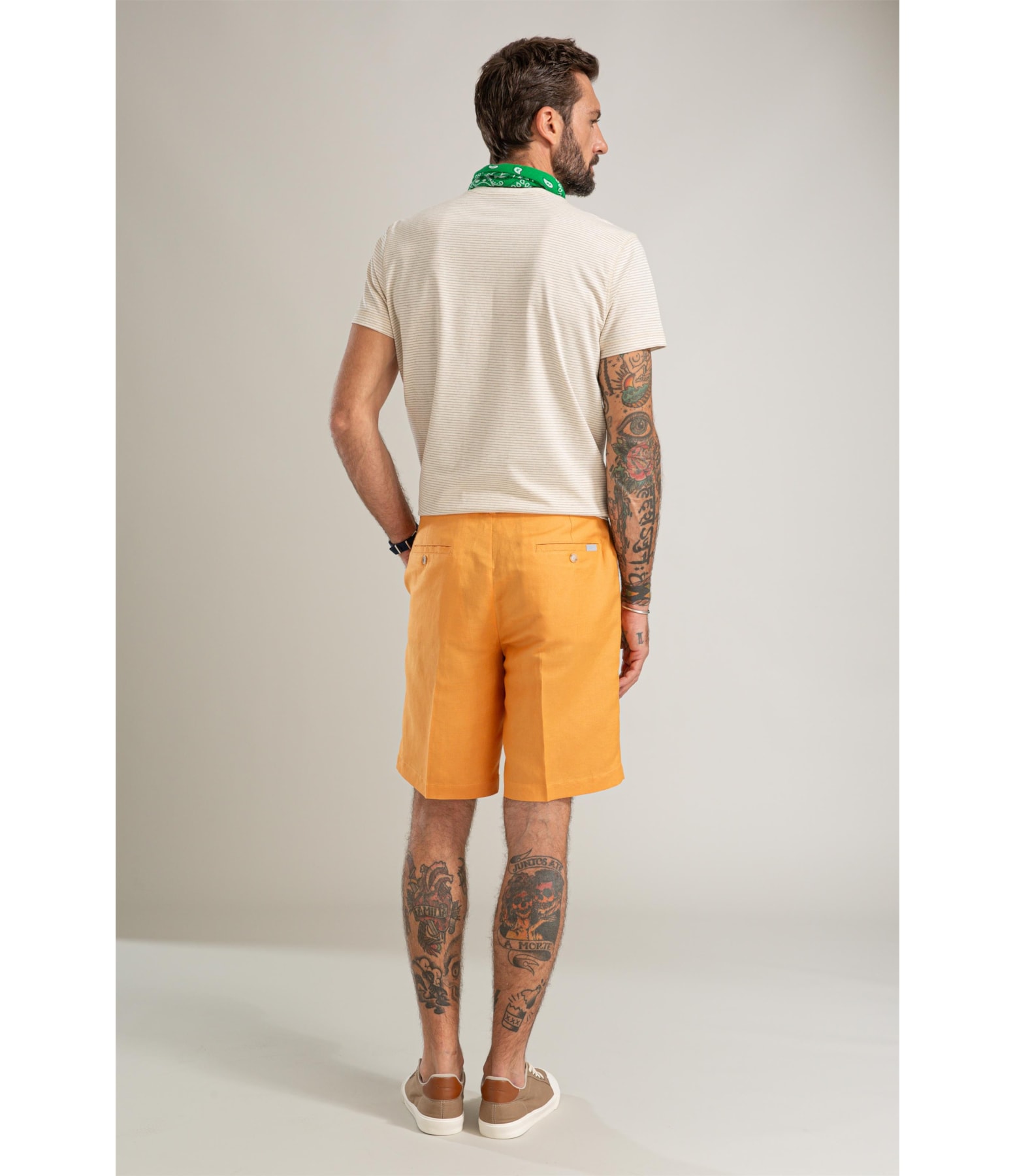 Bermuda Chino Long Lb Laranja