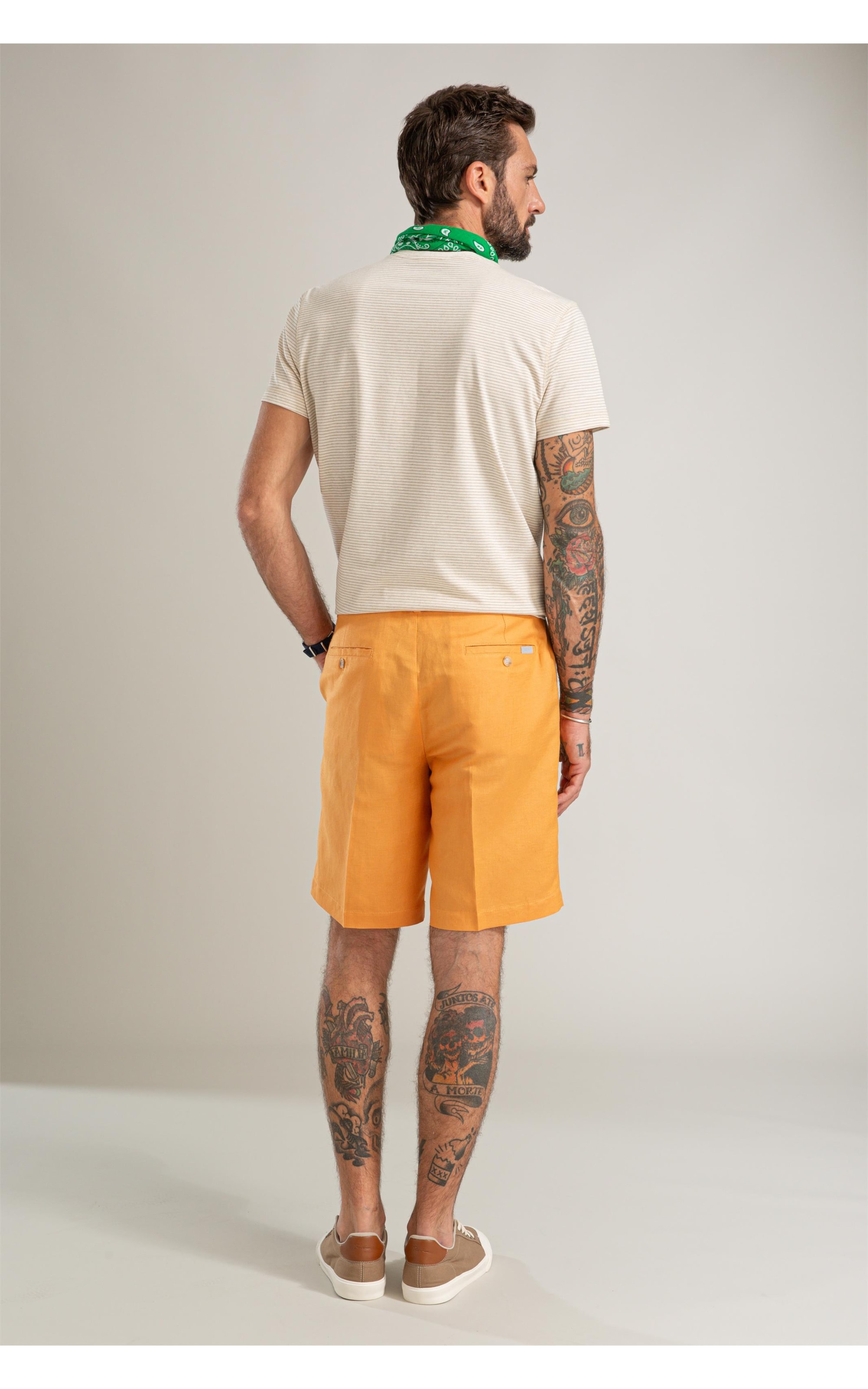 Bermuda Chino Long Lb Laranja