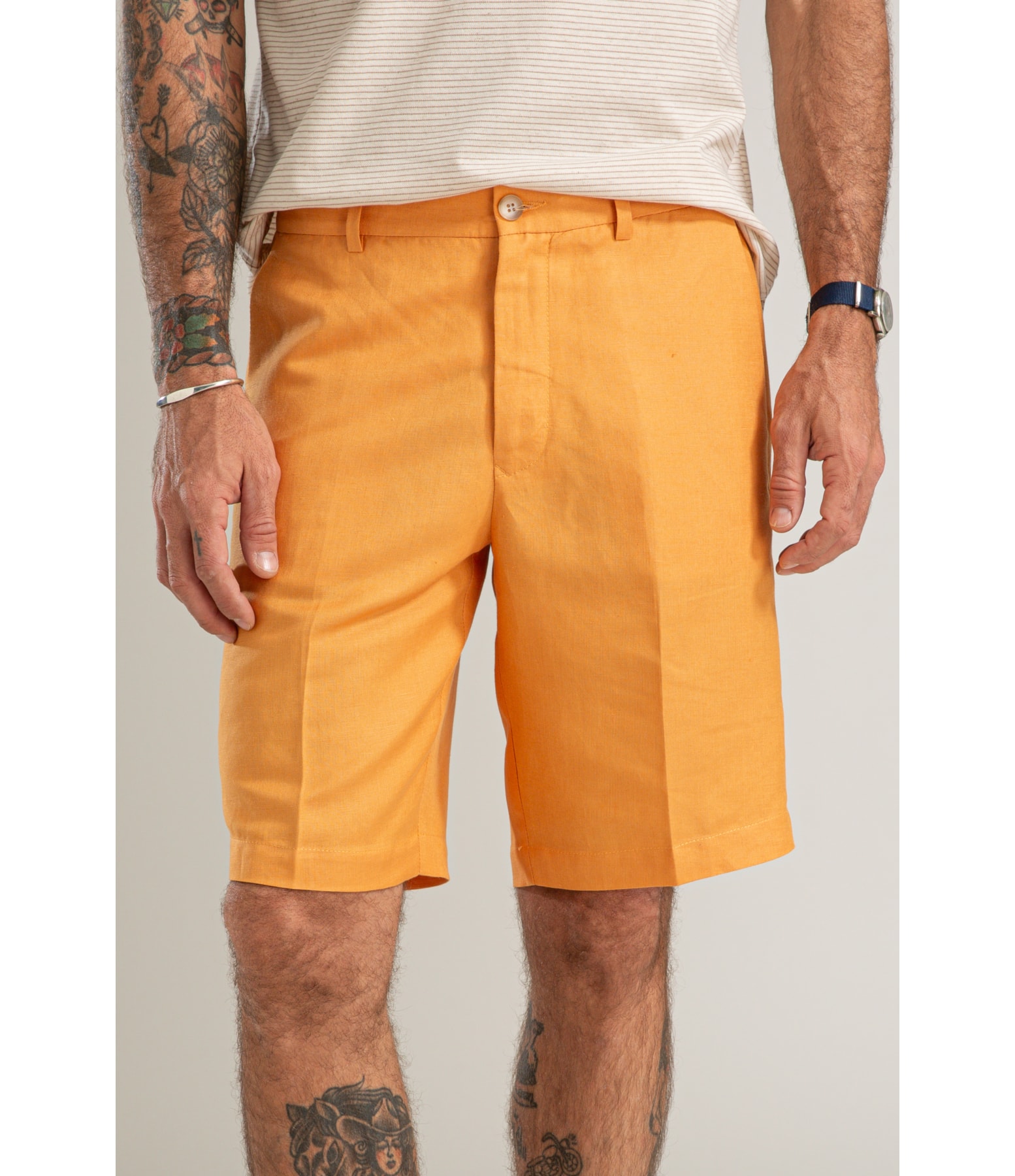 Bermuda Chino Long Lb Laranja