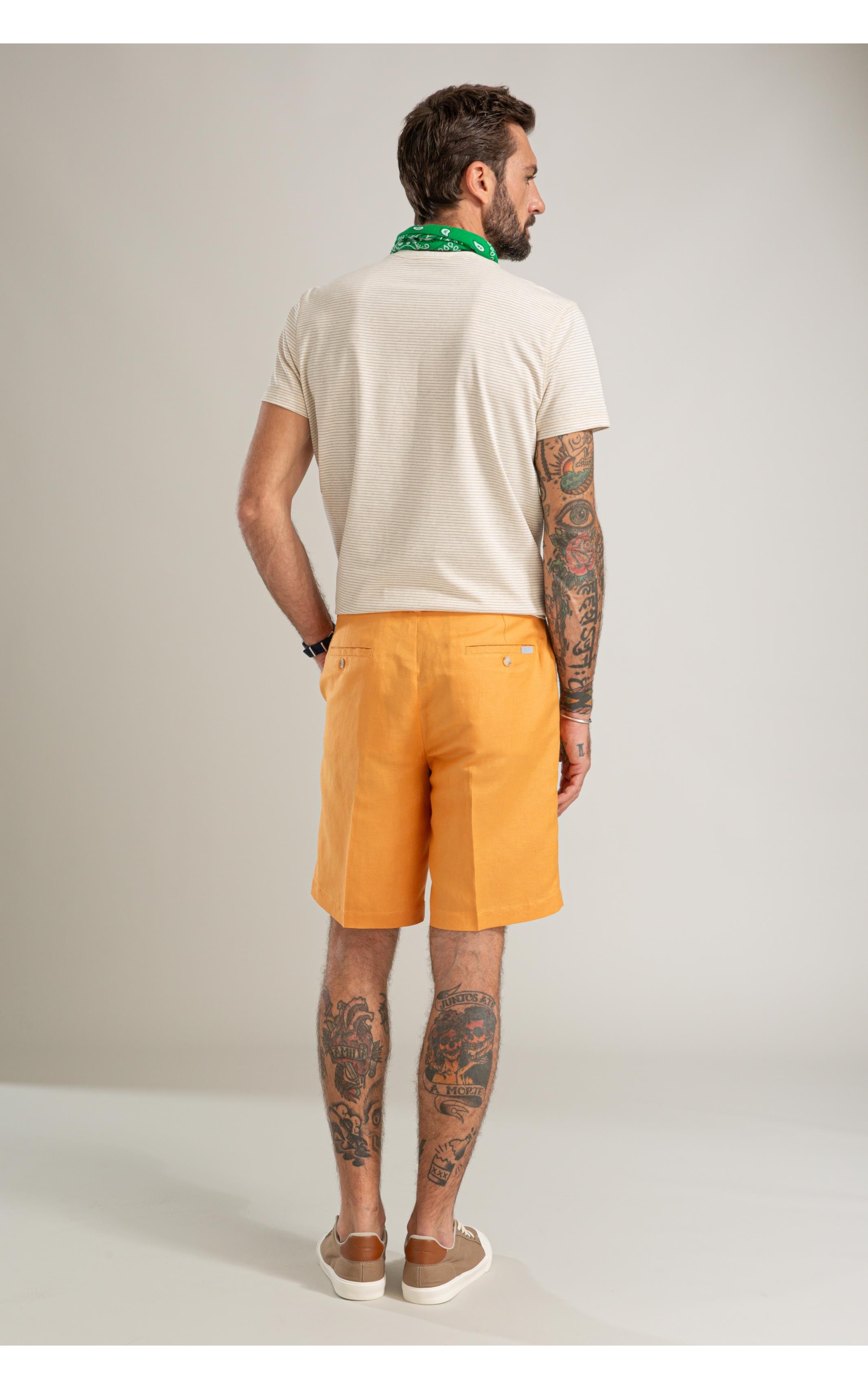 Bermuda Chino Long Lb Laranja