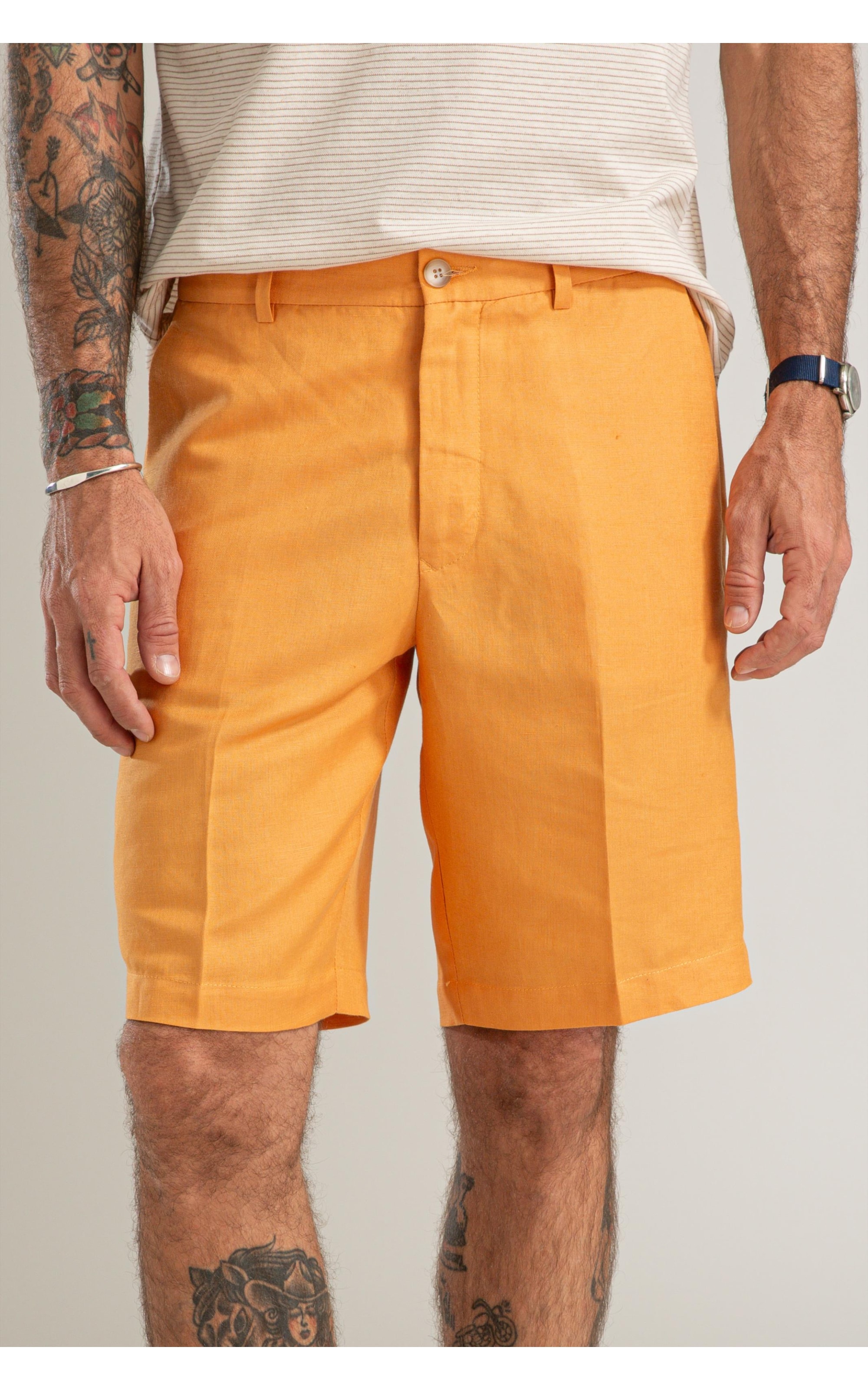 Bermuda Chino Long Lb Laranja