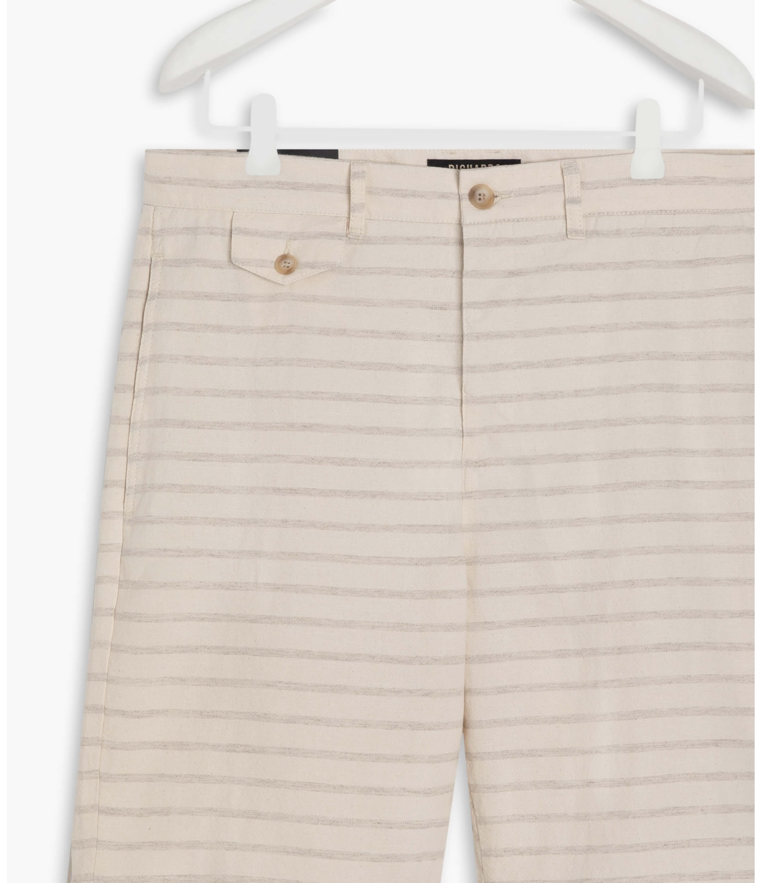 Bermuda Chino Marrocos Stripe Natural