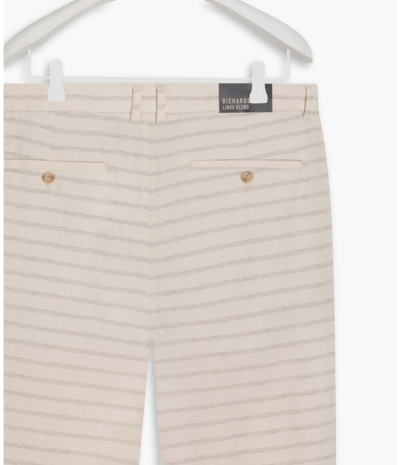 Bermuda Chino Marrocos Stripe Natural