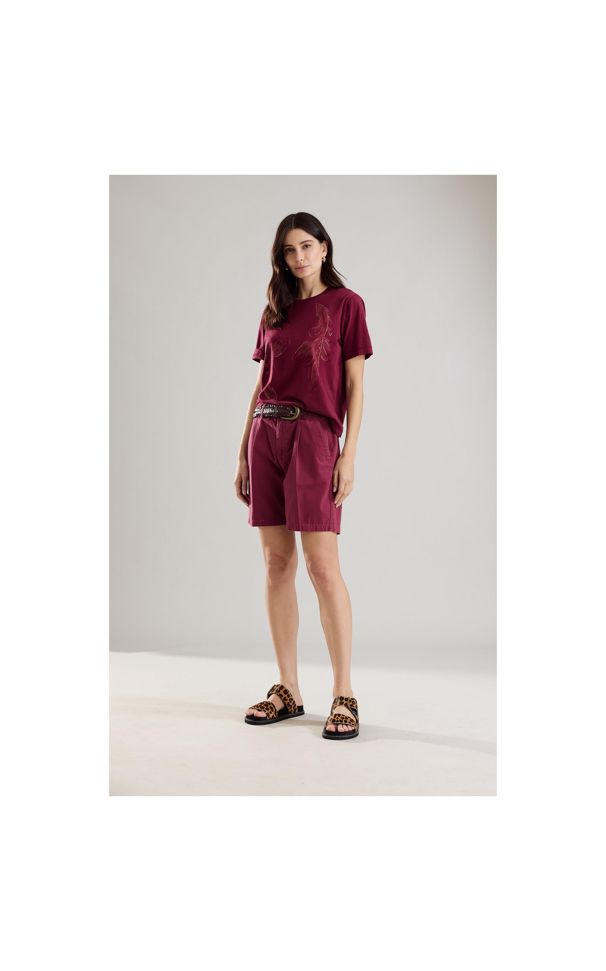 Bermuda Chino Montaigne Magenta