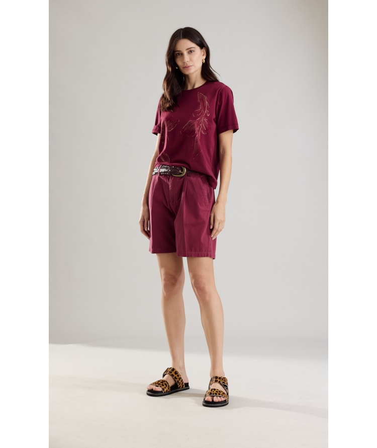 Bermuda Chino Montaigne Magenta