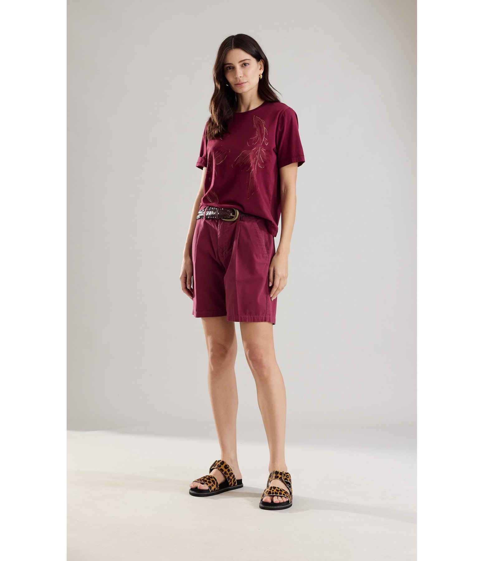 Bermuda Chino Montaigne Magenta