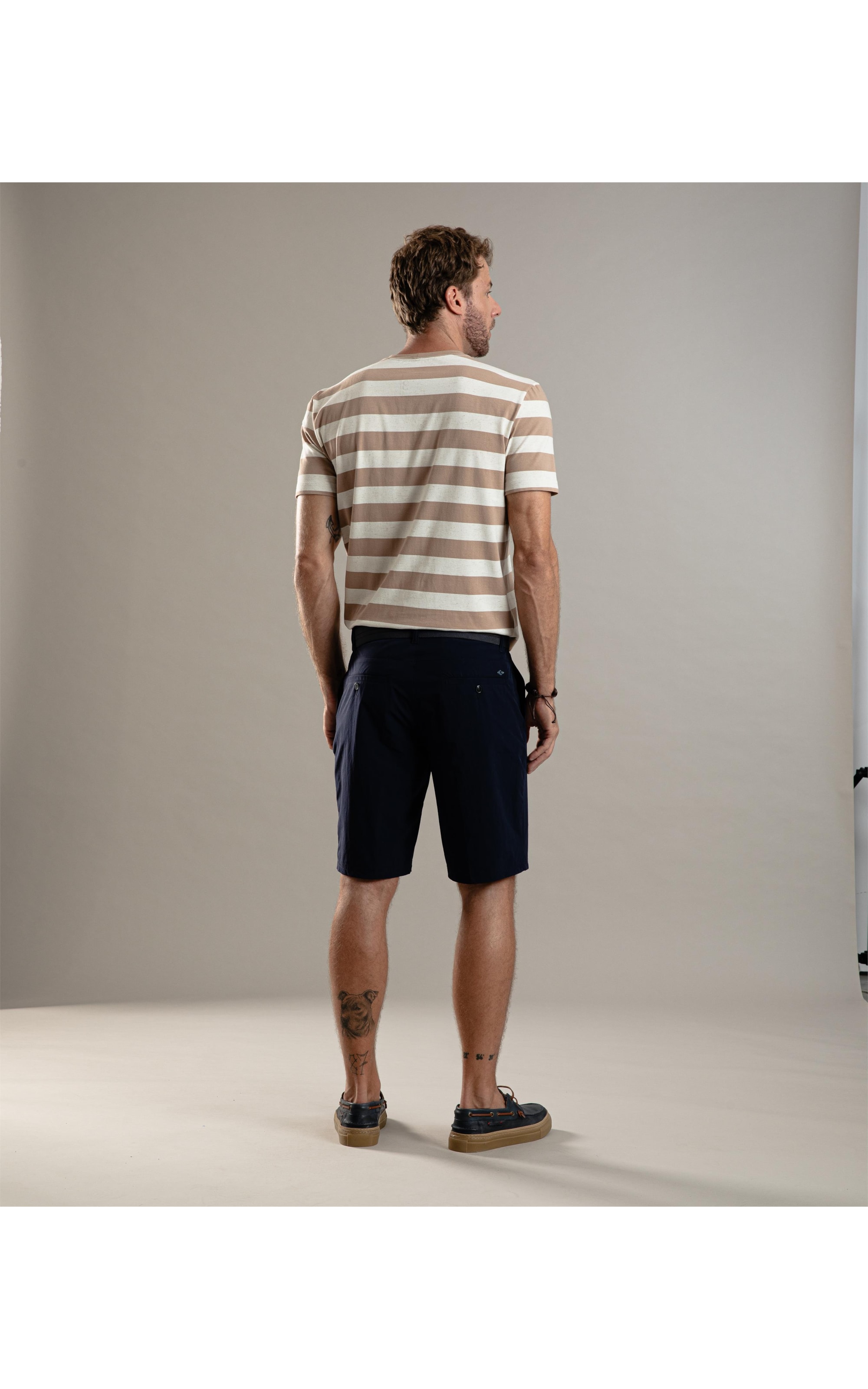 Bermuda Chino Ny Stretch Dark Navy