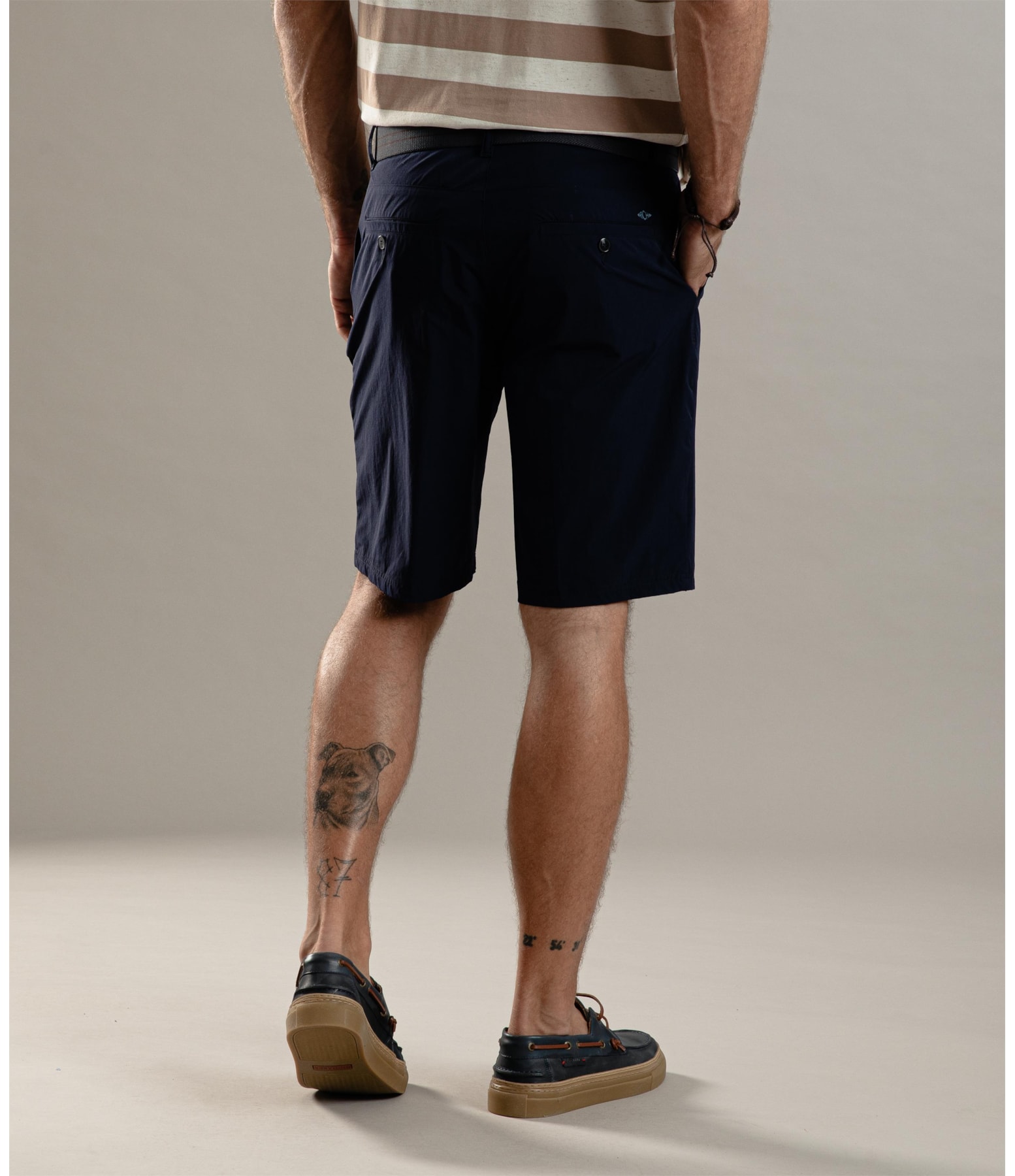Bermuda Chino Ny Stretch Dark Navy