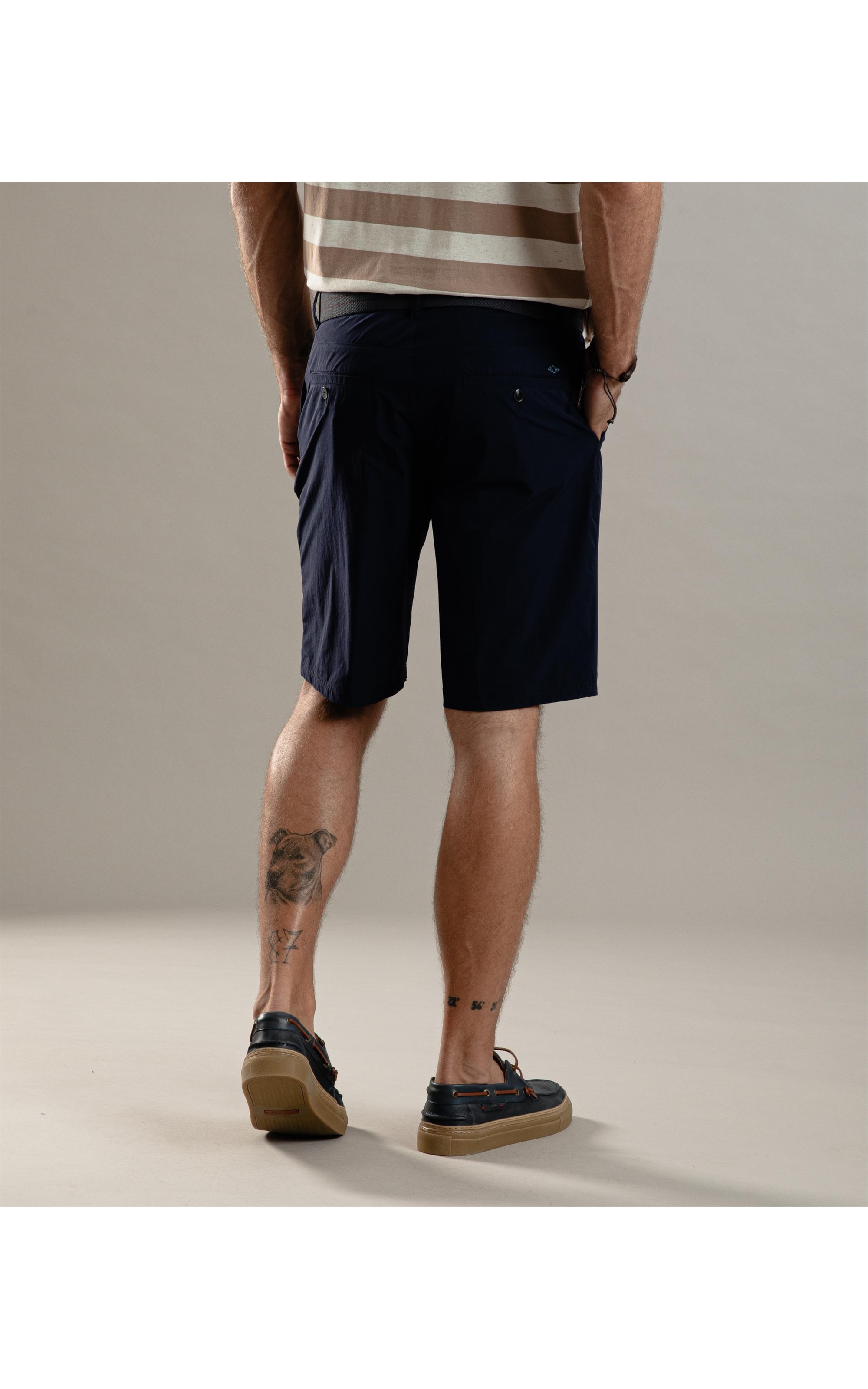 Bermuda Chino Ny Stretch Dark Navy