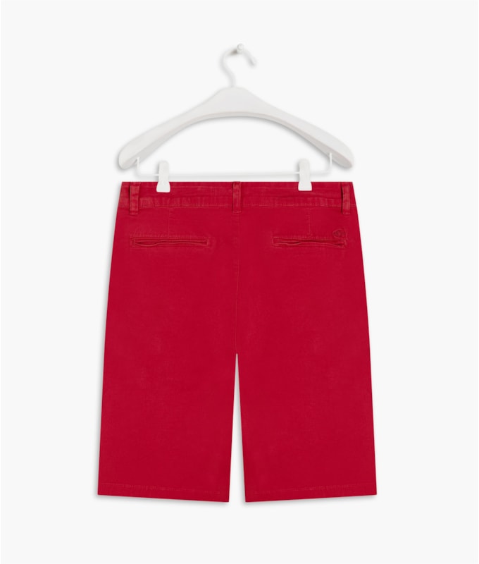 Bermuda Chino Paris Cereja