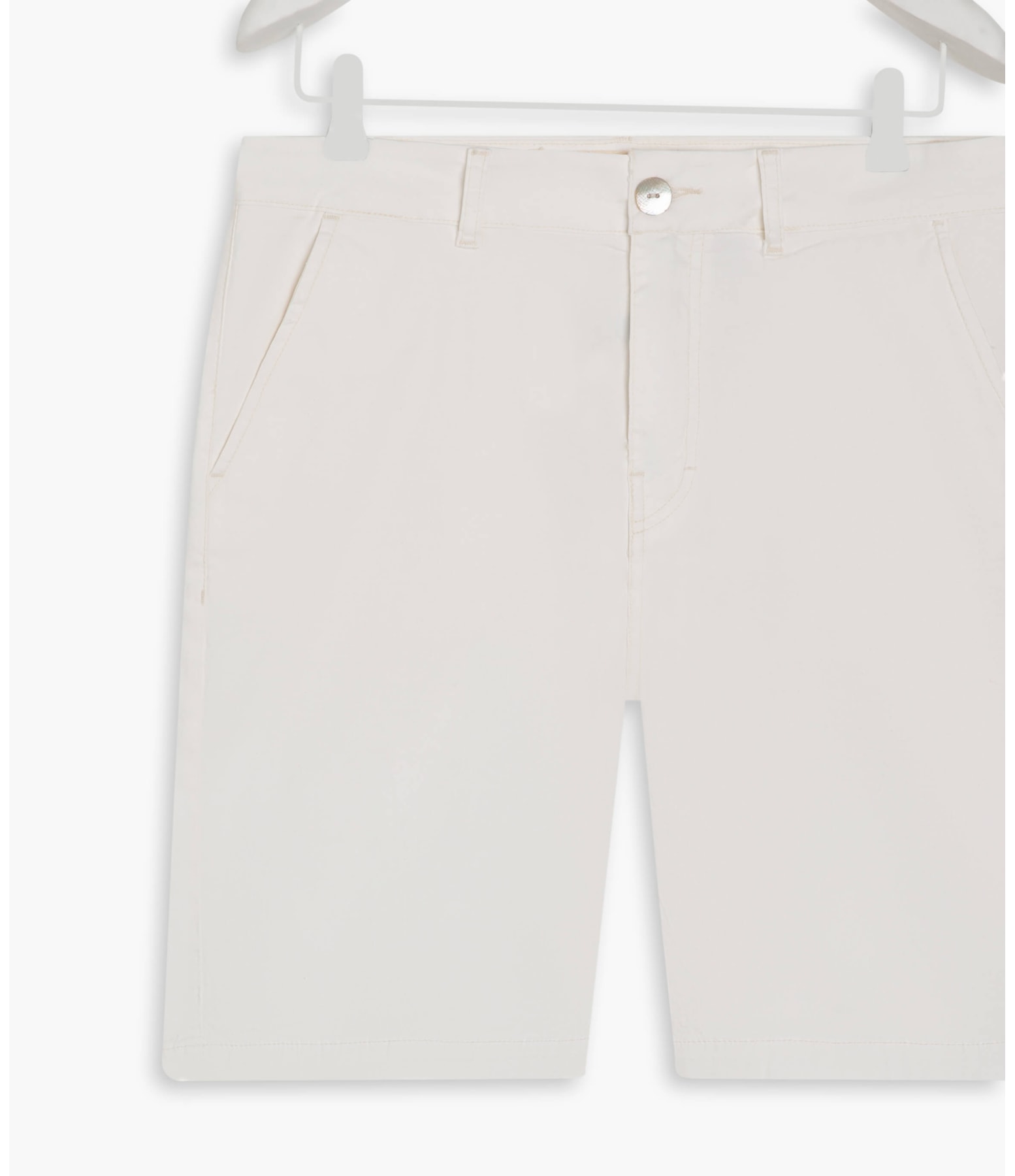 Bermuda Chino Paris Curta Off White