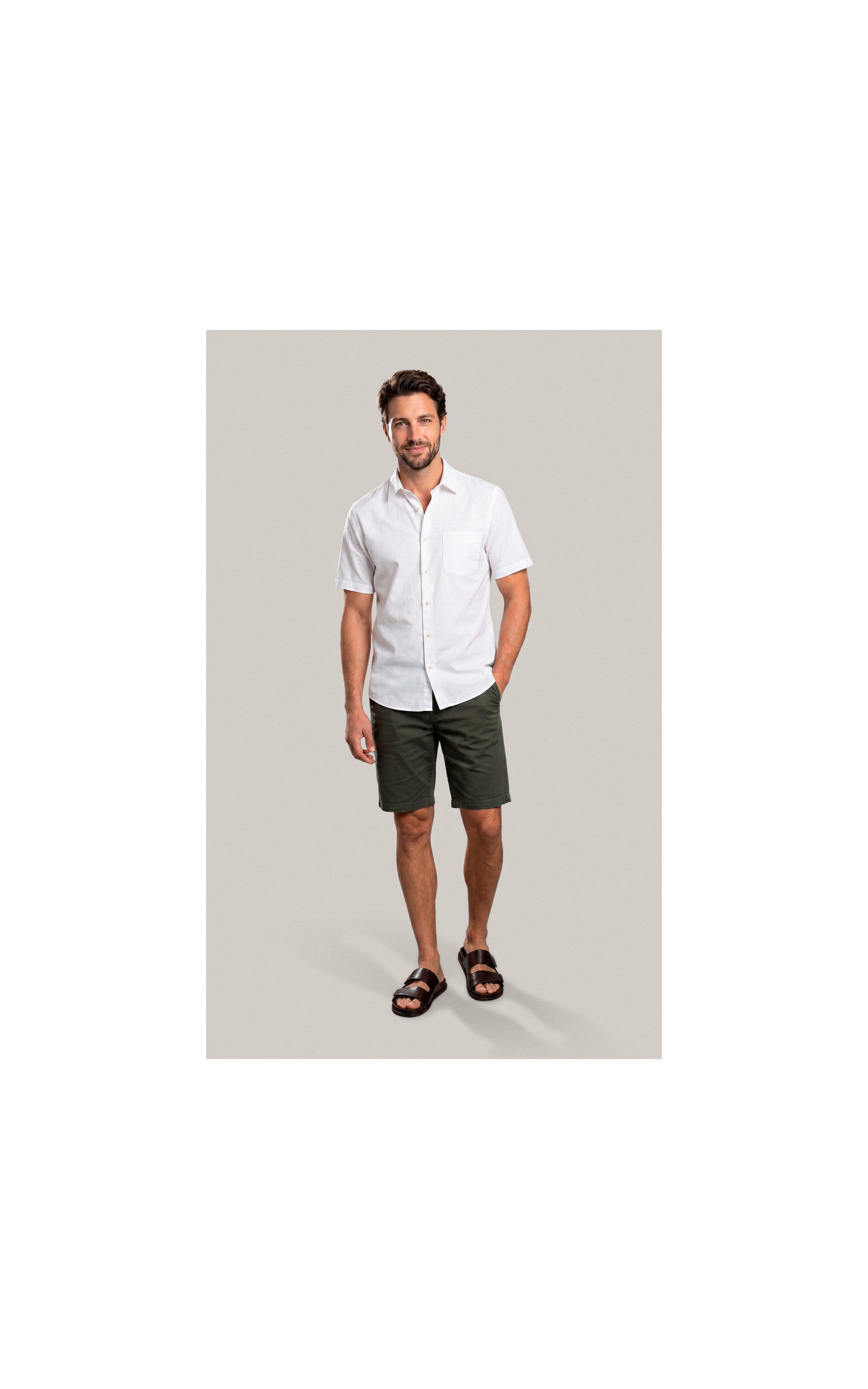 Bermuda Chino Paris Floresta
