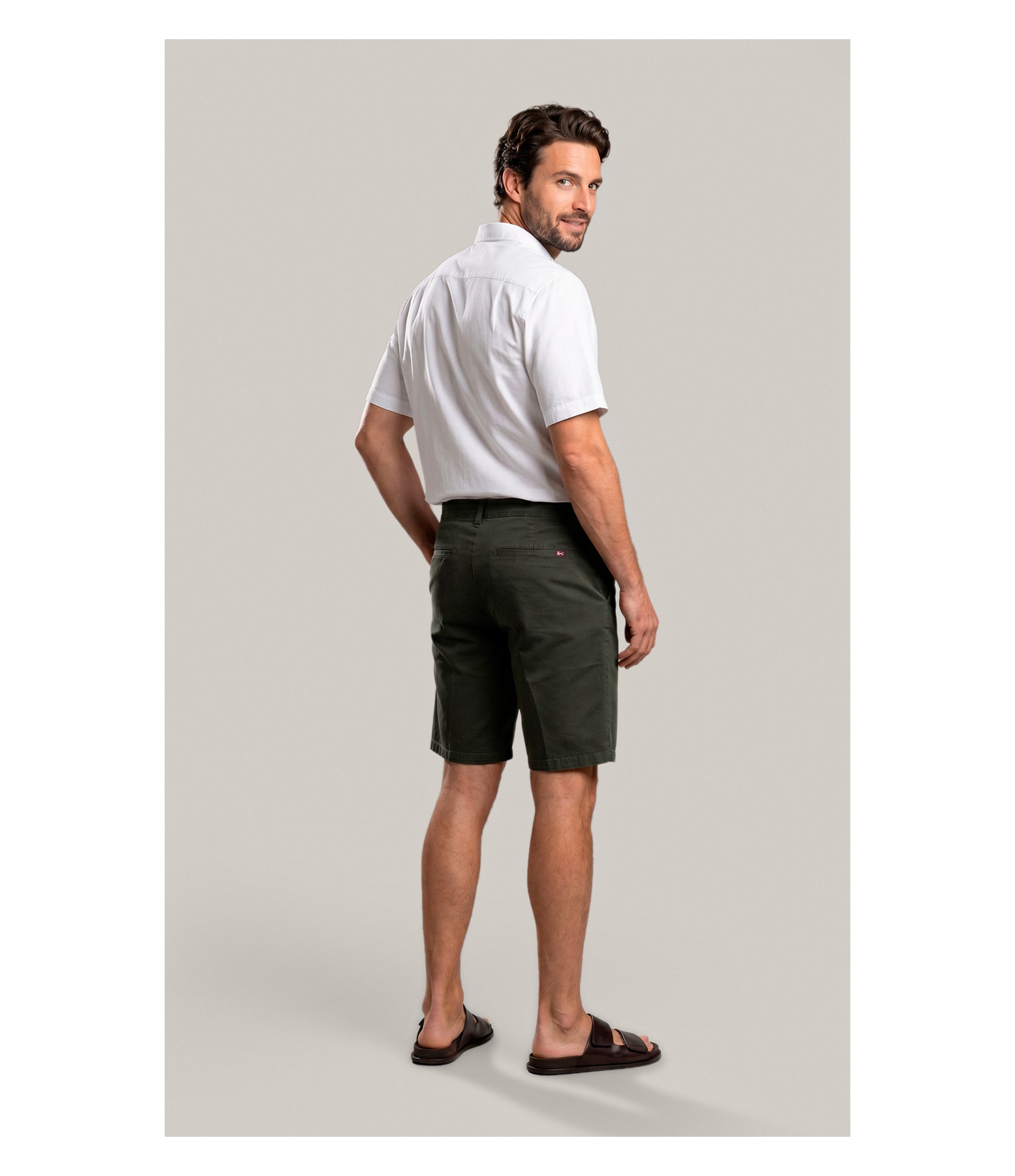 Bermuda Chino Paris Floresta