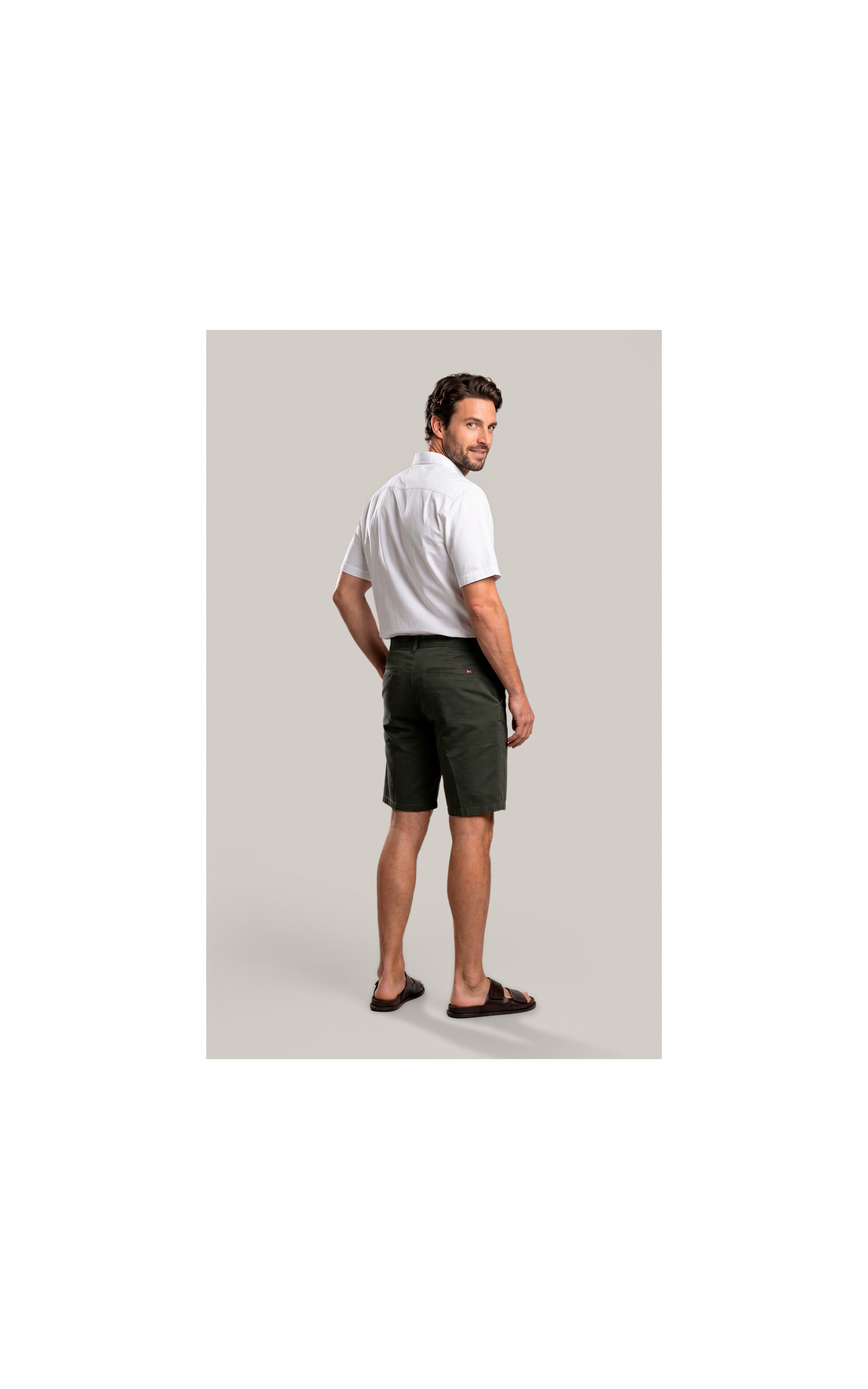 Bermuda Chino Paris Floresta