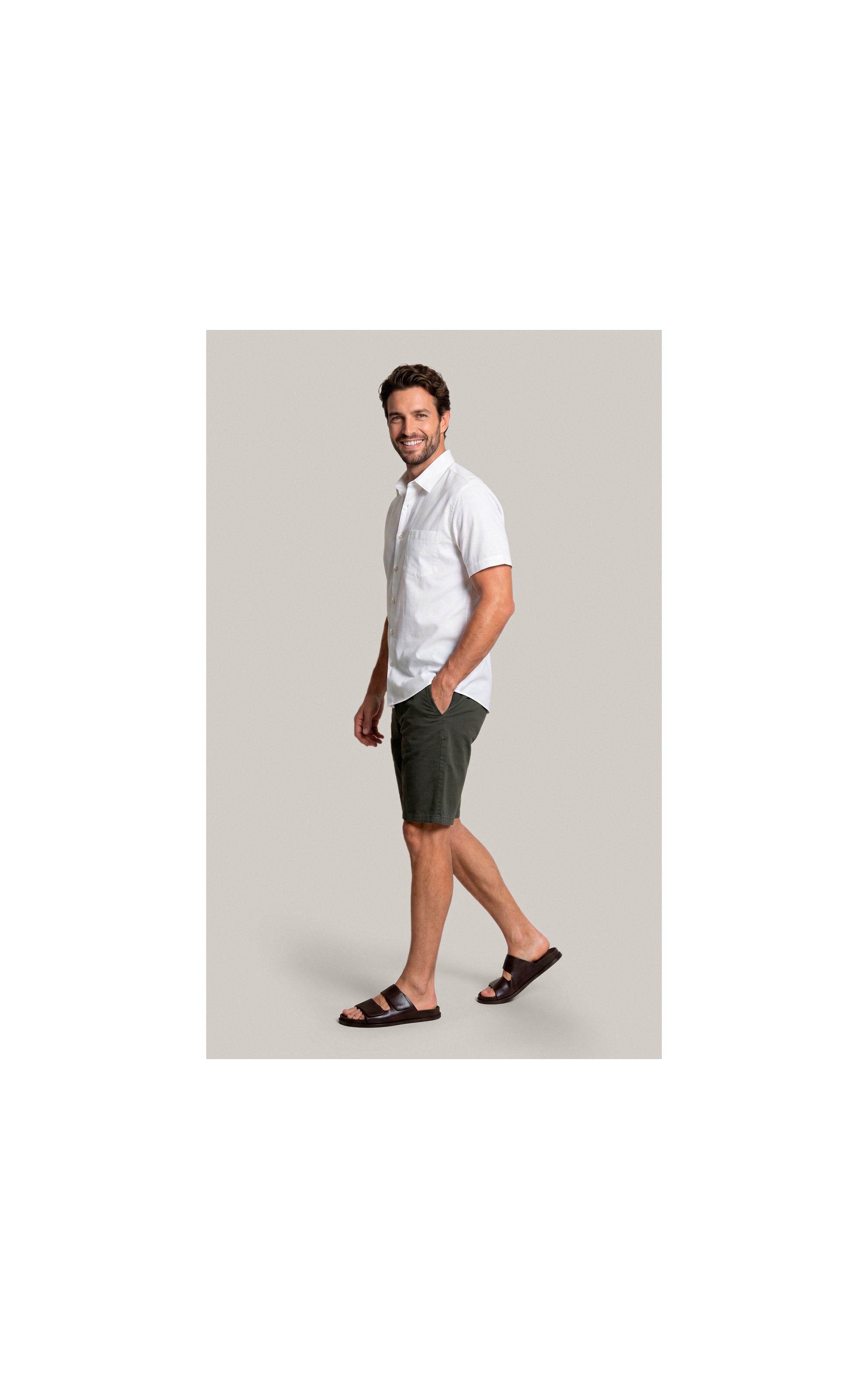 Bermuda Chino Paris Floresta