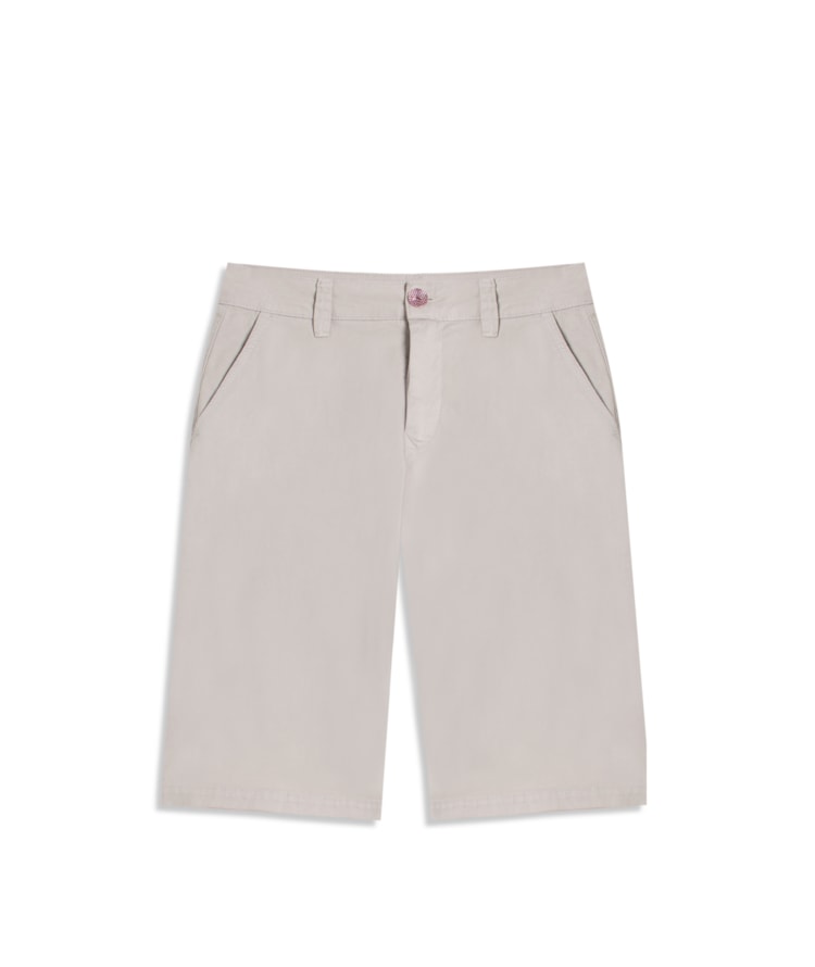 Bermuda Chino Paris Silver
