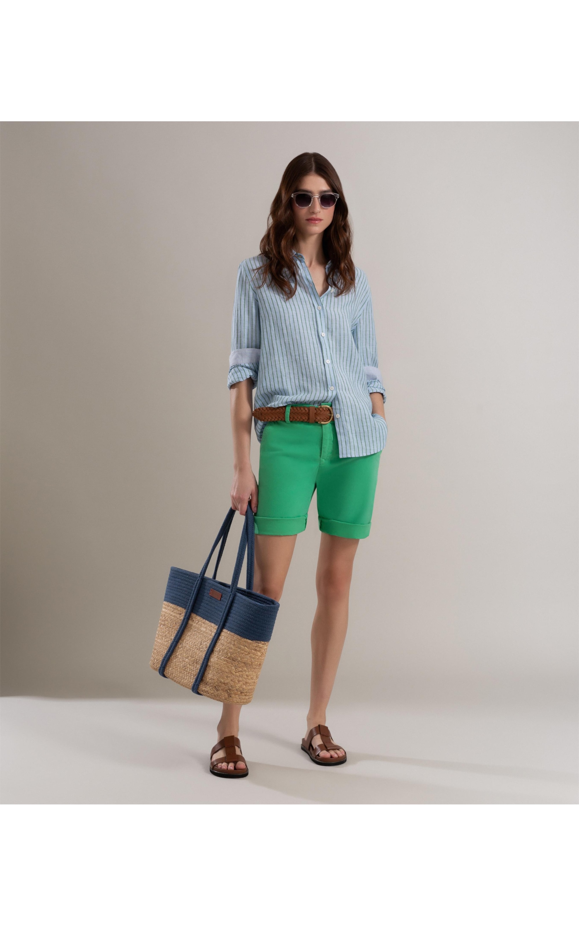 Bermuda Chino Paris Verde Maca