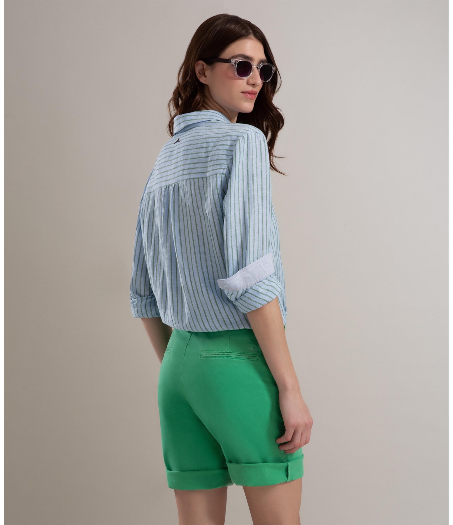 Bermuda Chino Paris Verde Maca