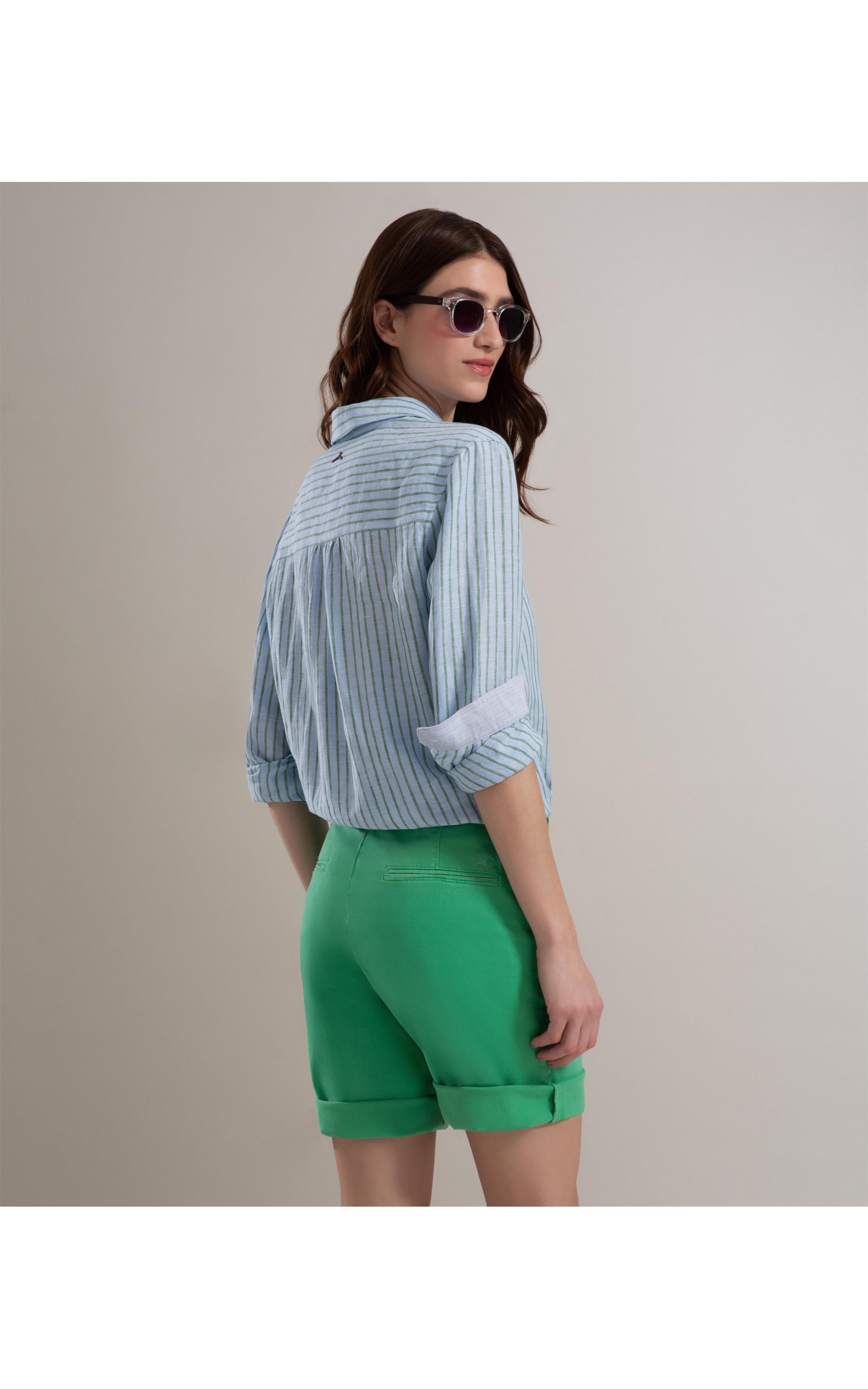 Bermuda Chino Paris Verde Maca