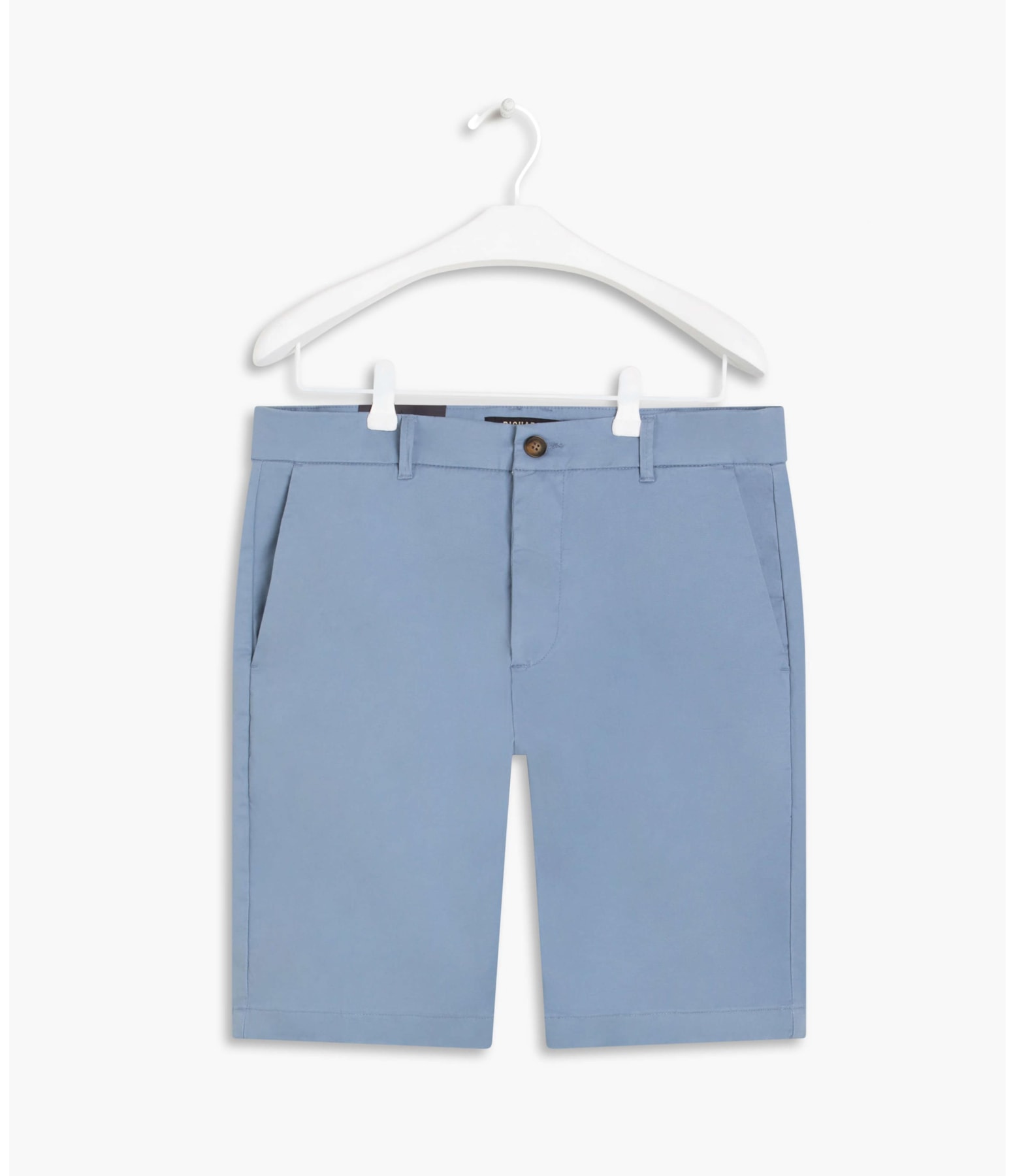 Bermuda Chino Premium Con Azul Claro