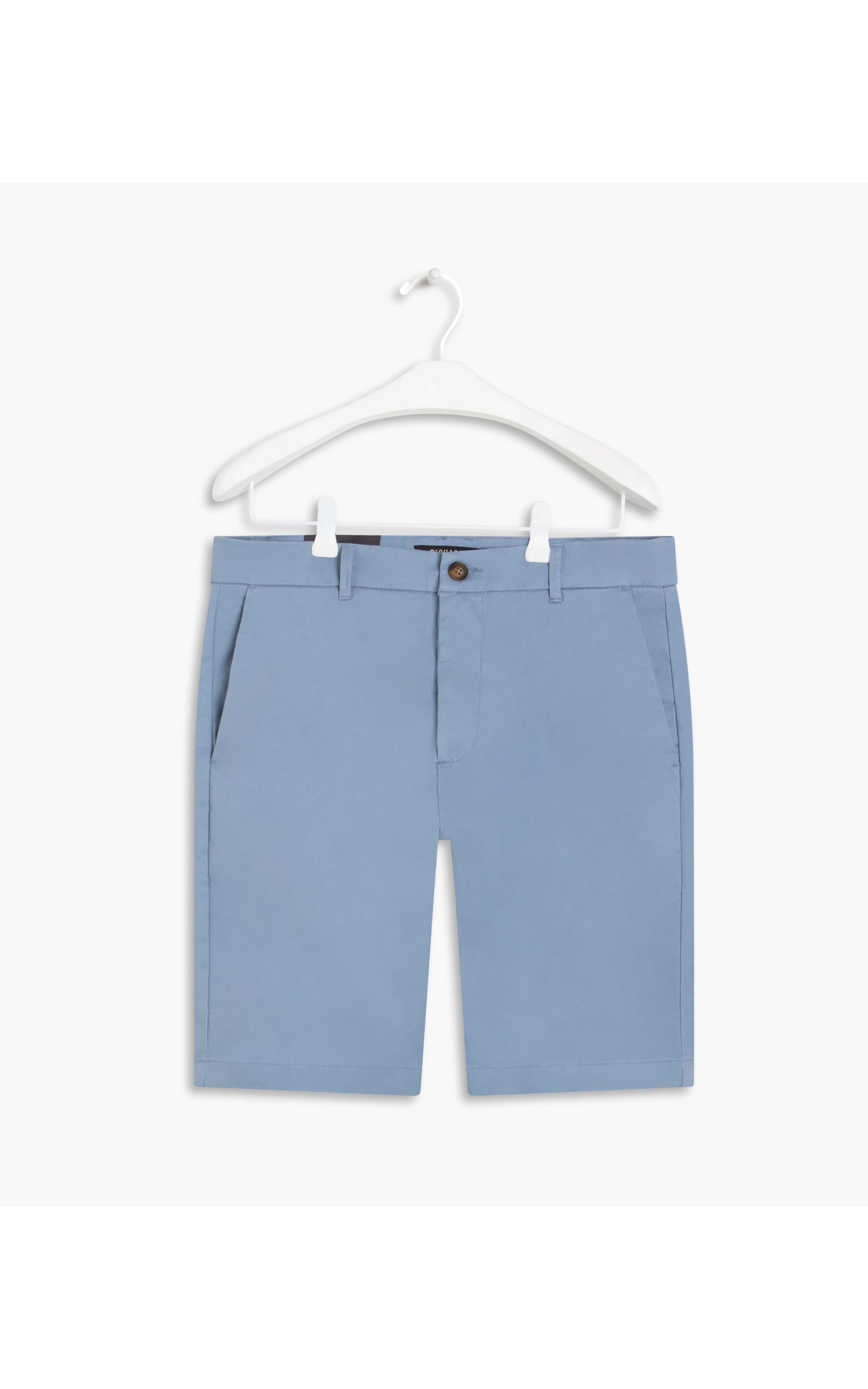 Bermuda Chino Premium Con Azul Claro