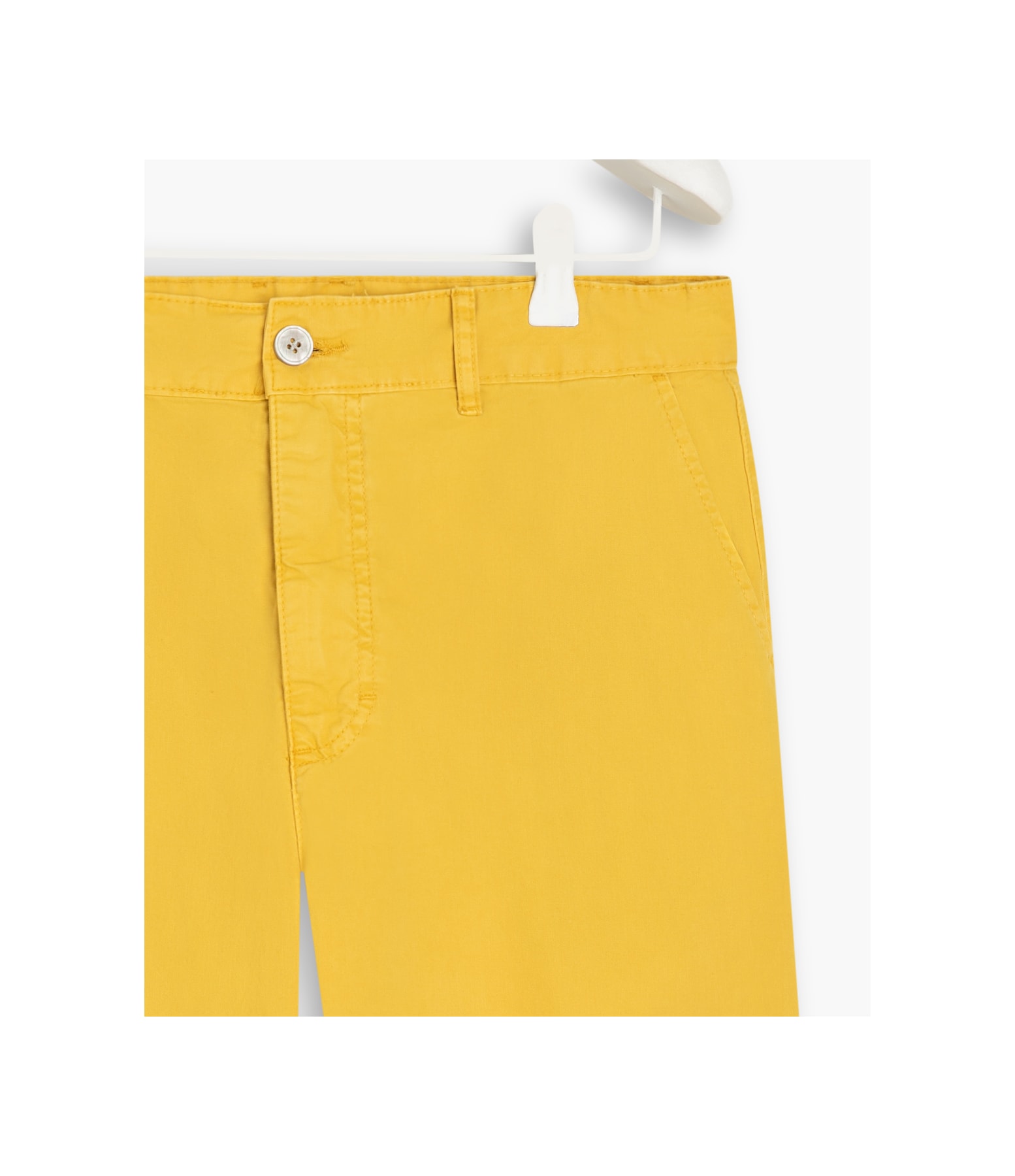 Bermuda Chino Reta Amarelo