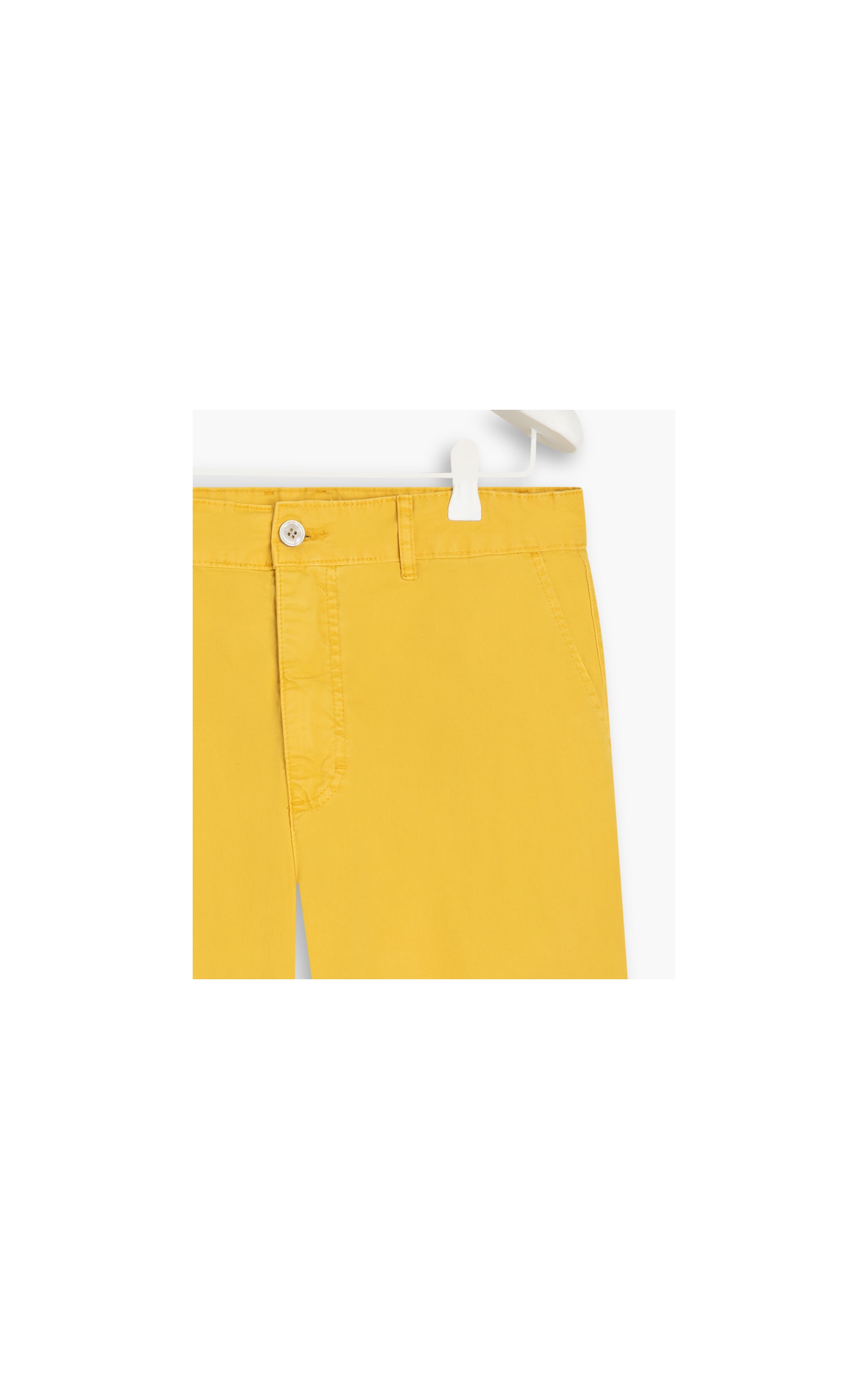 Bermuda Chino Reta Amarelo