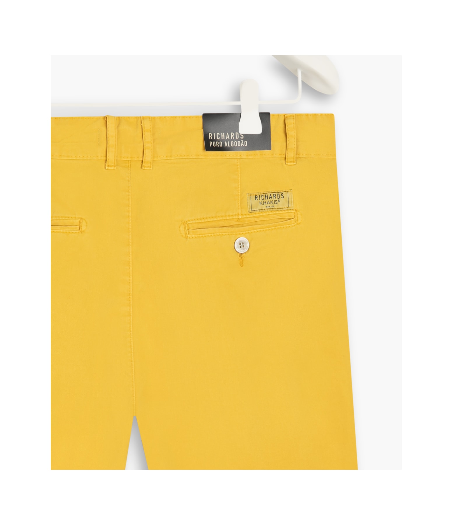 Bermuda Chino Reta Amarelo