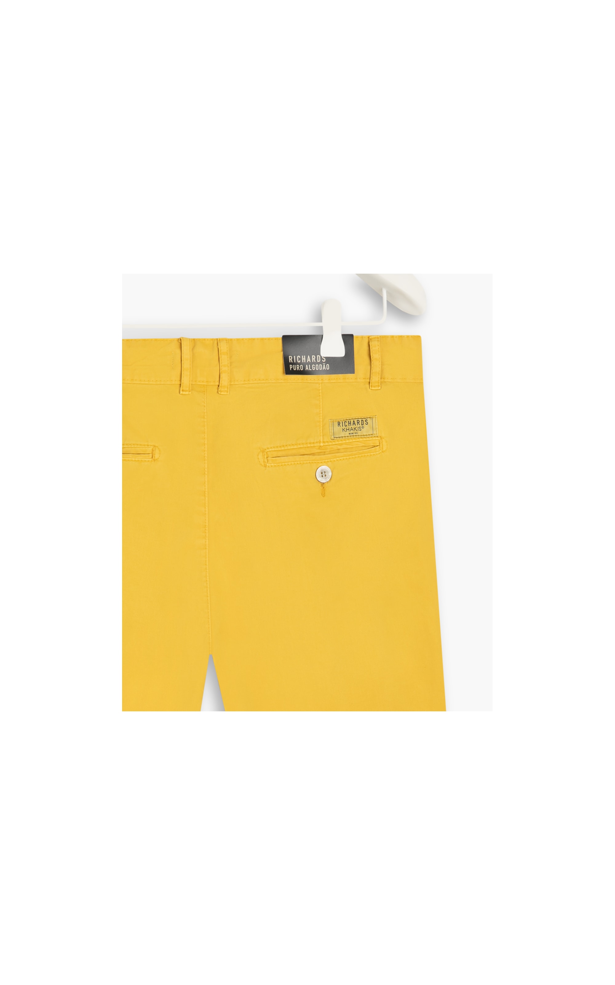 Bermuda Chino Reta Amarelo