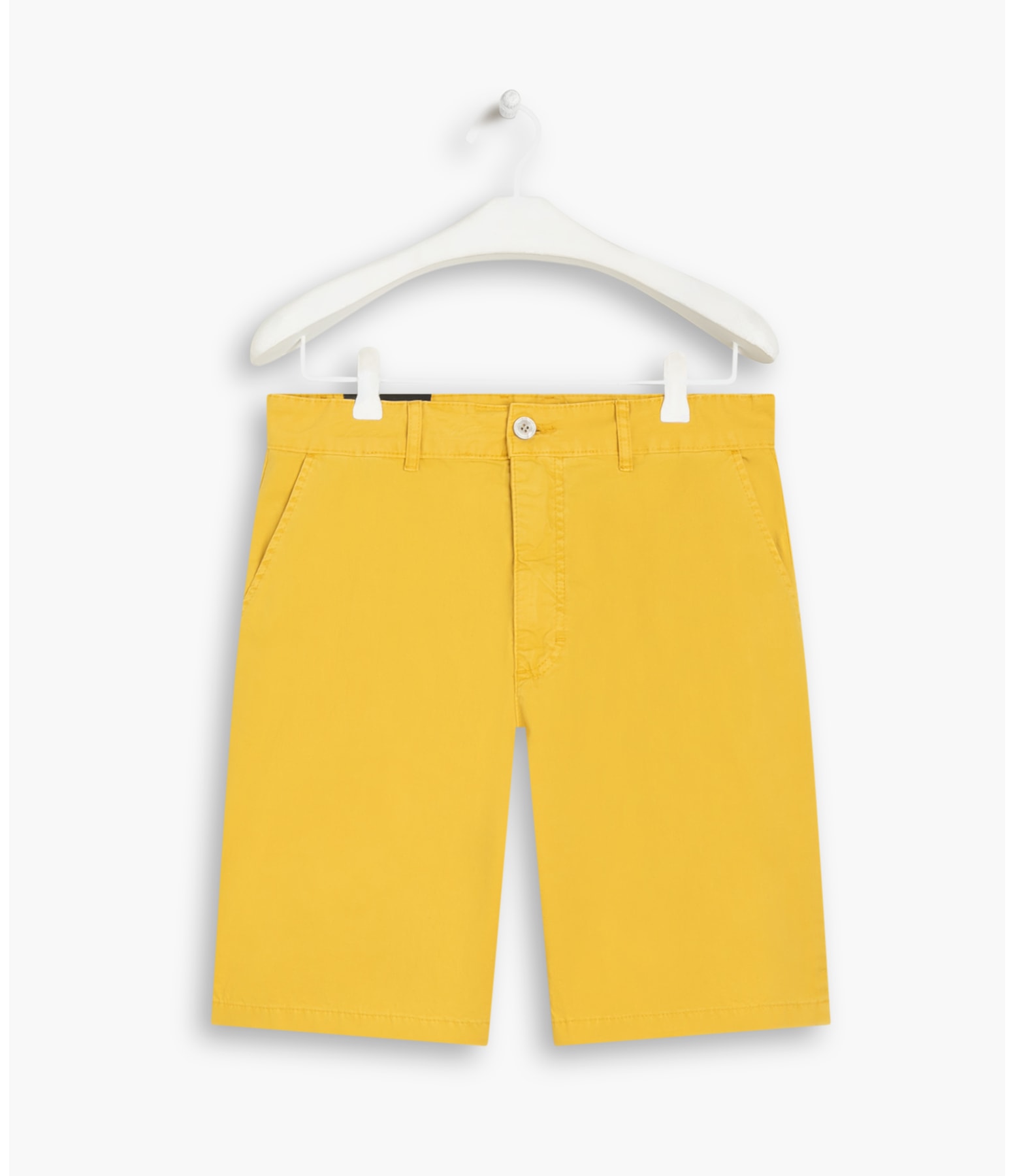 Bermuda Chino Reta Amarelo