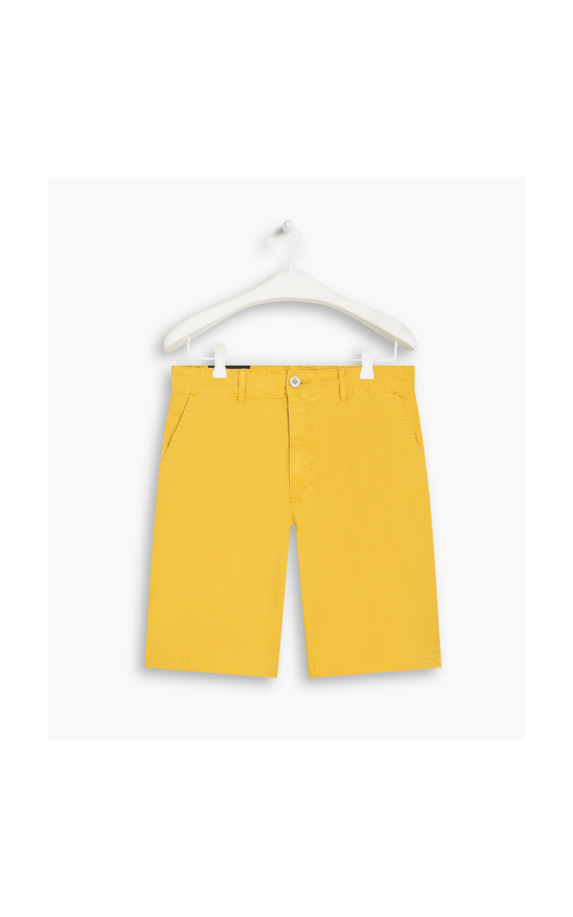 Bermuda Chino Reta Amarelo