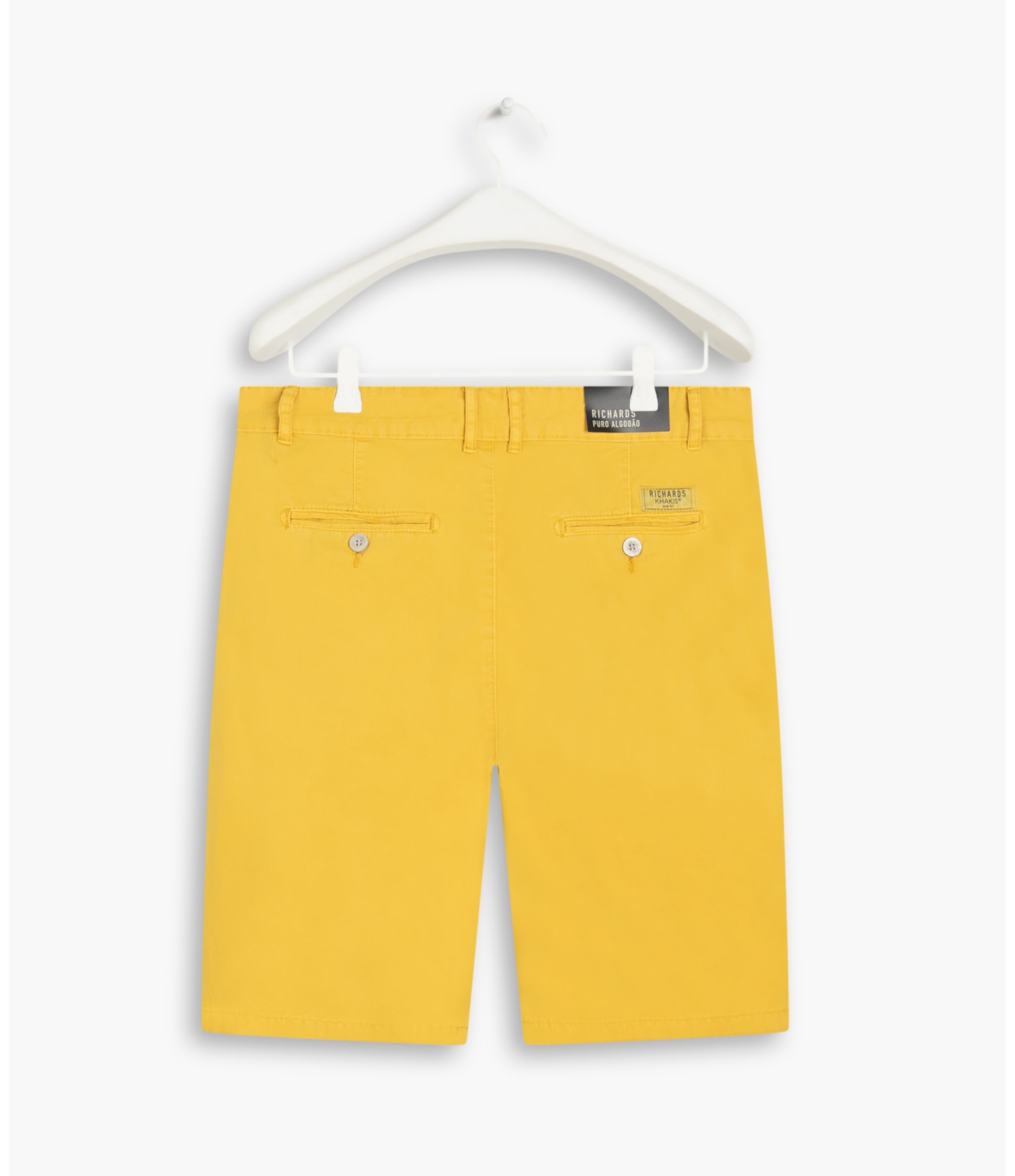 Bermuda Chino Reta Amarelo