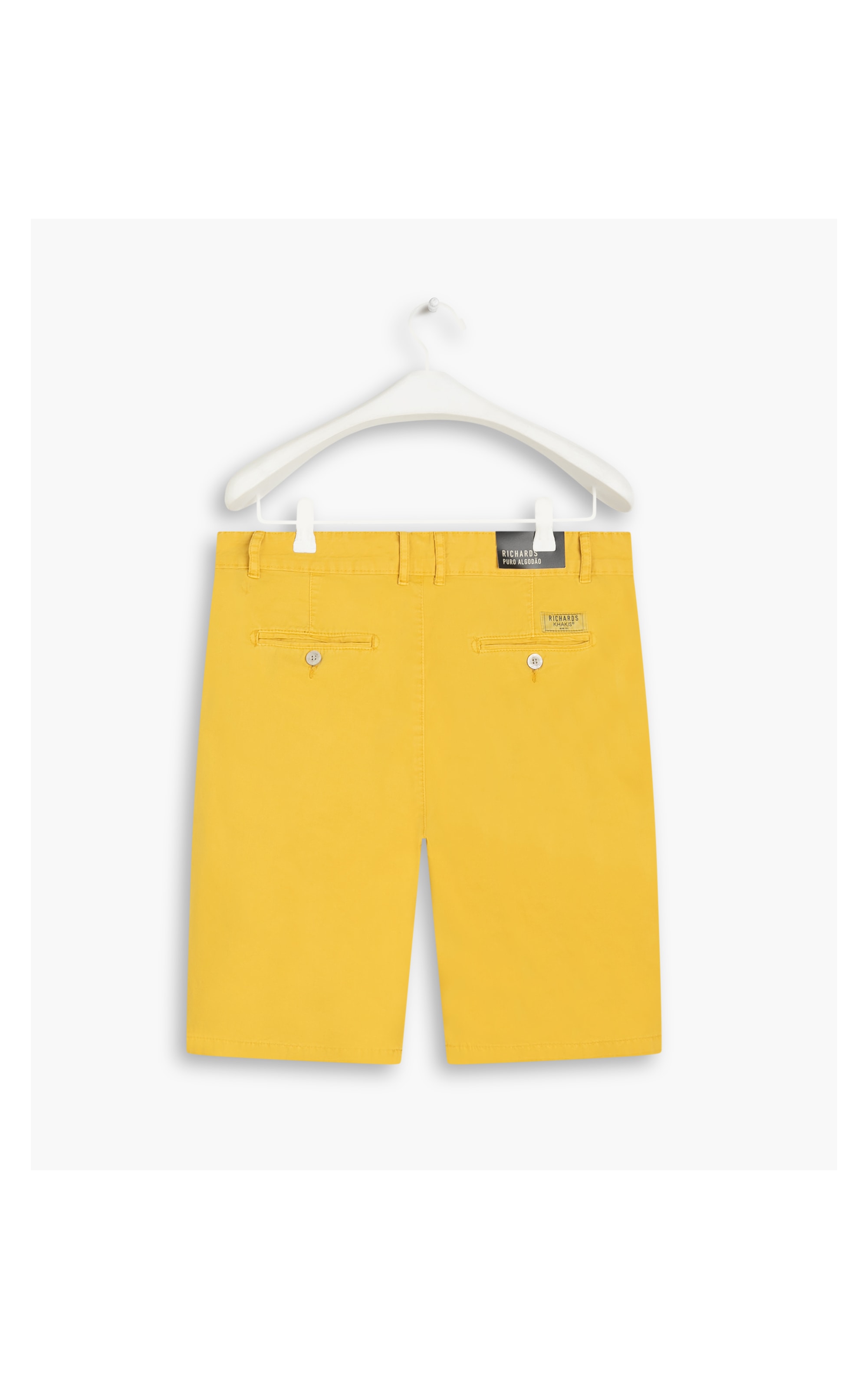 Bermuda Chino Reta Amarelo