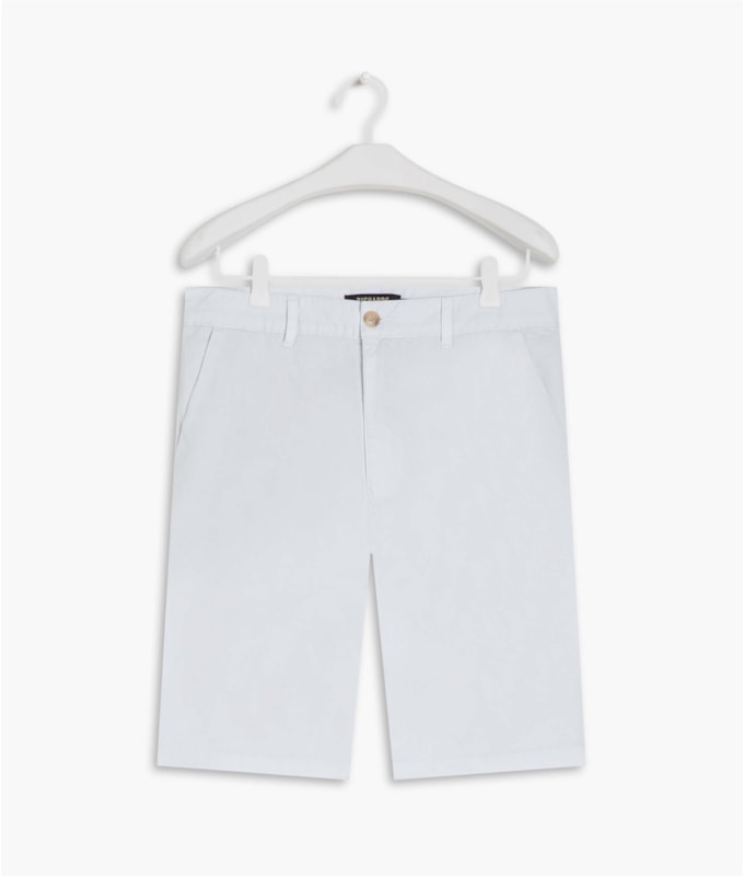 Bermuda Chino Reta New Branco