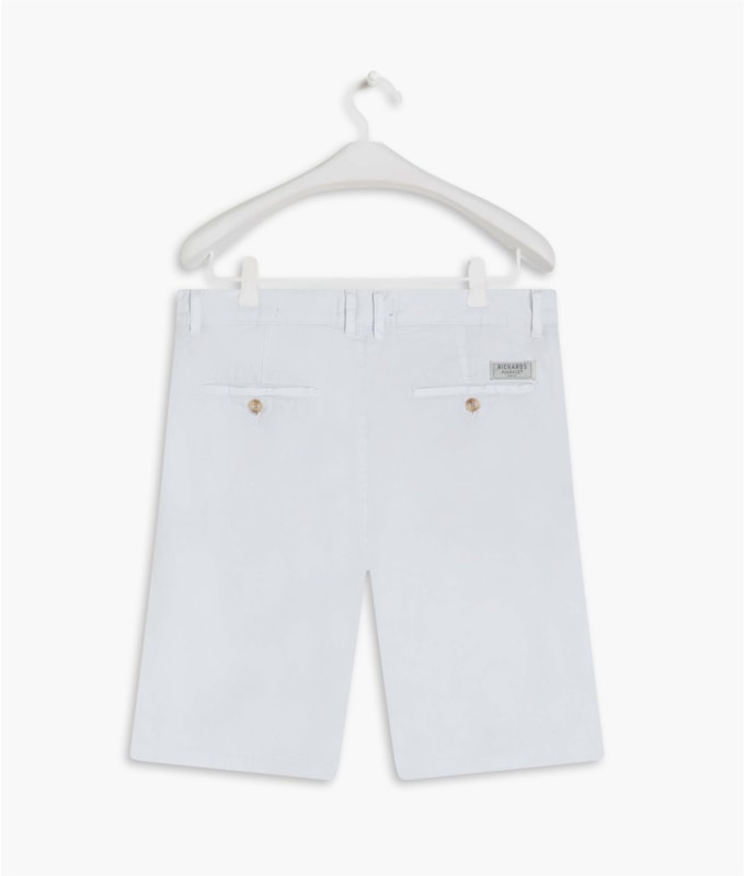 Bermuda Chino Reta New Branco