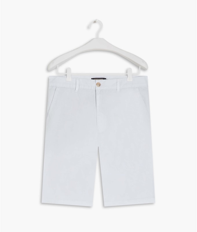 Bermuda Chino Reta New Branco