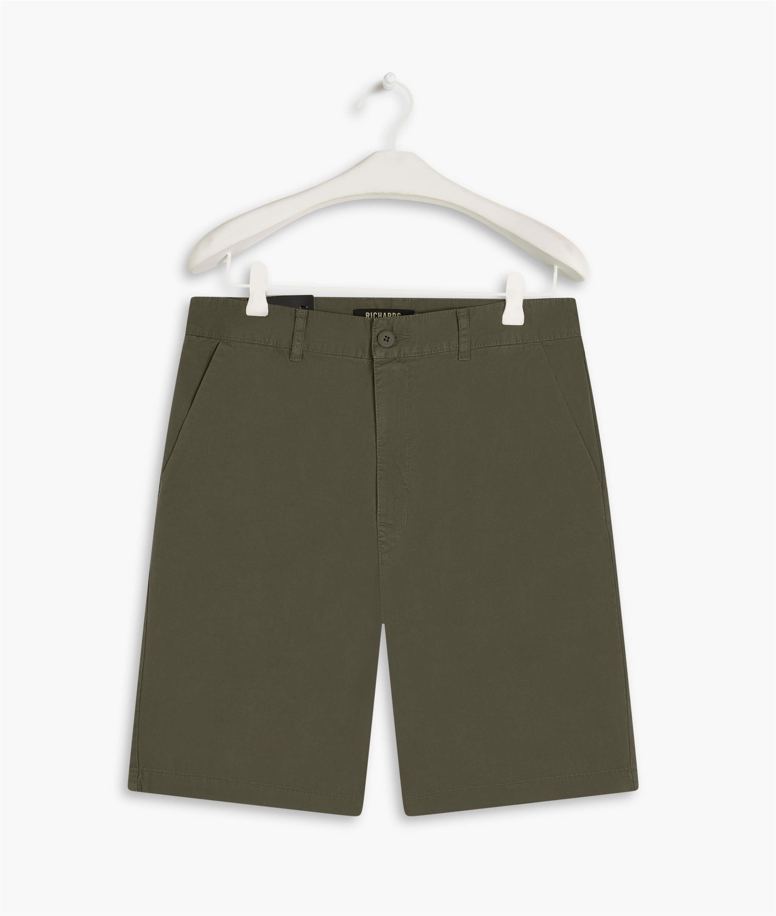 Bermuda Chino Reta New Verde Escuro