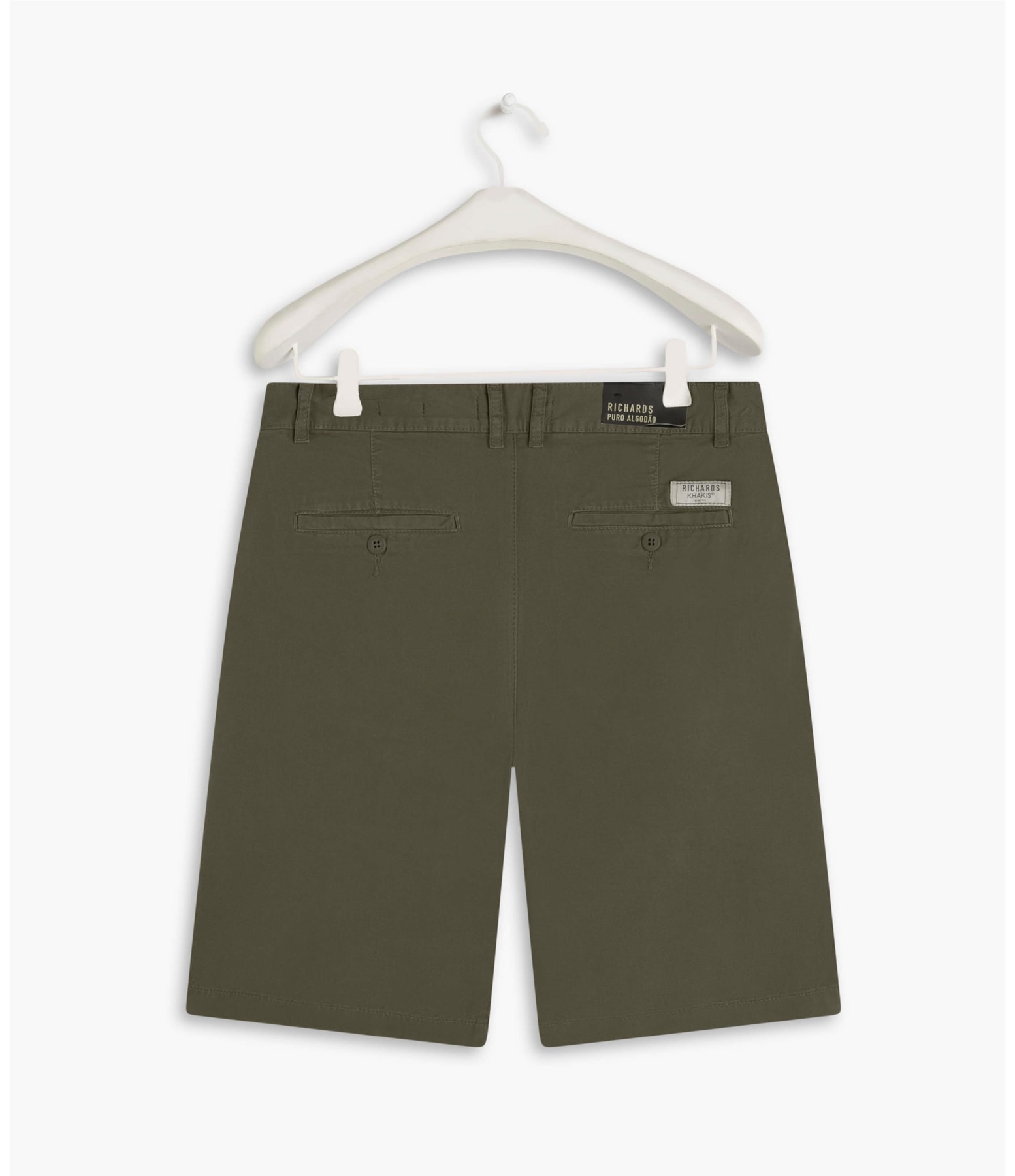 Bermuda Chino Reta New Verde Escuro
