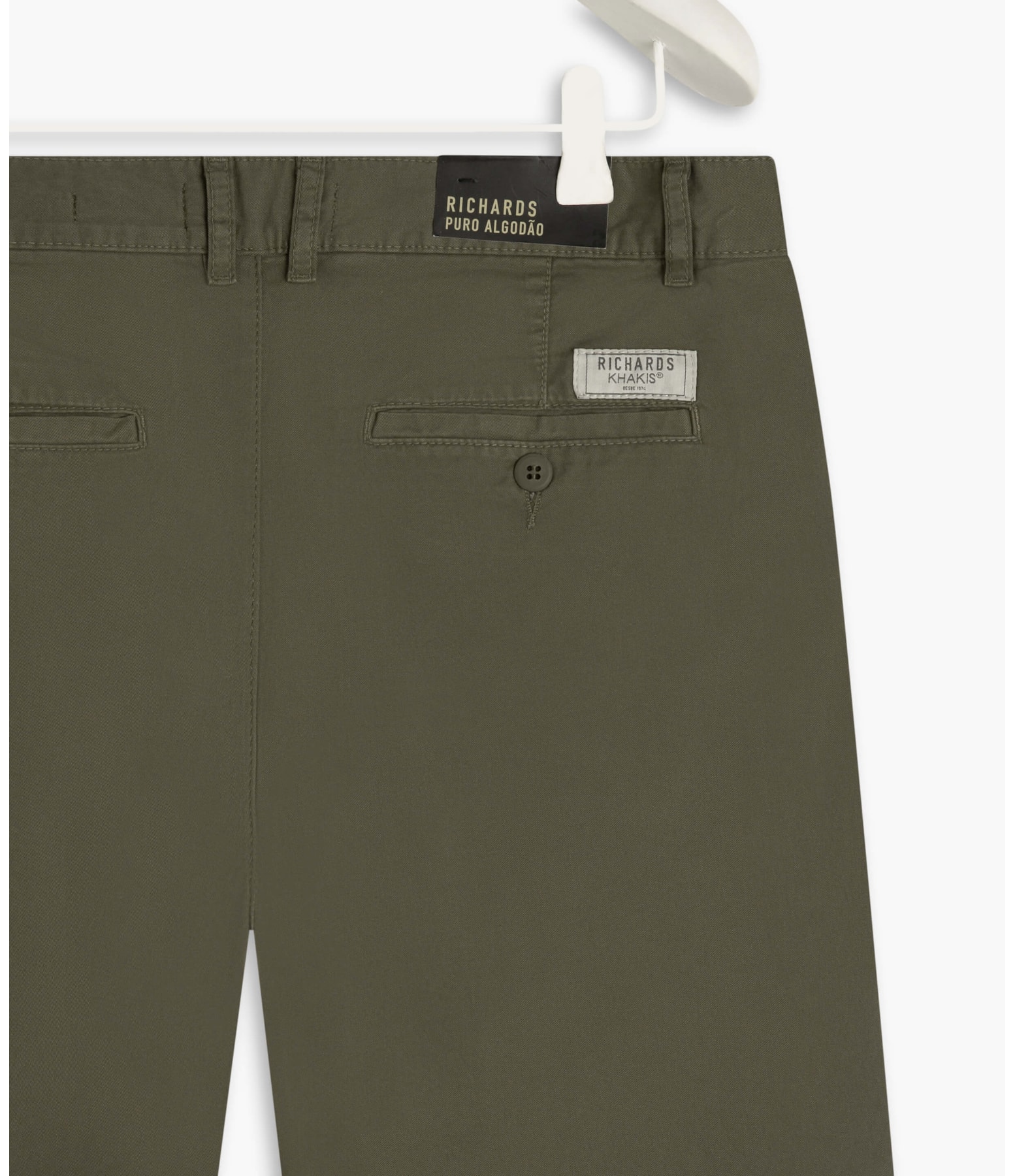 Bermuda Chino Reta New Verde Escuro