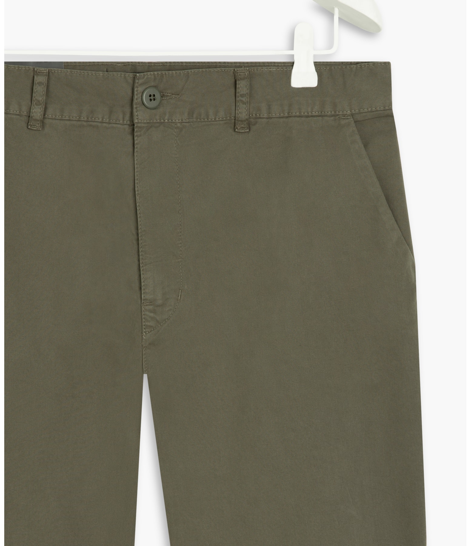 Bermuda Chino Reta New Verde Escuro