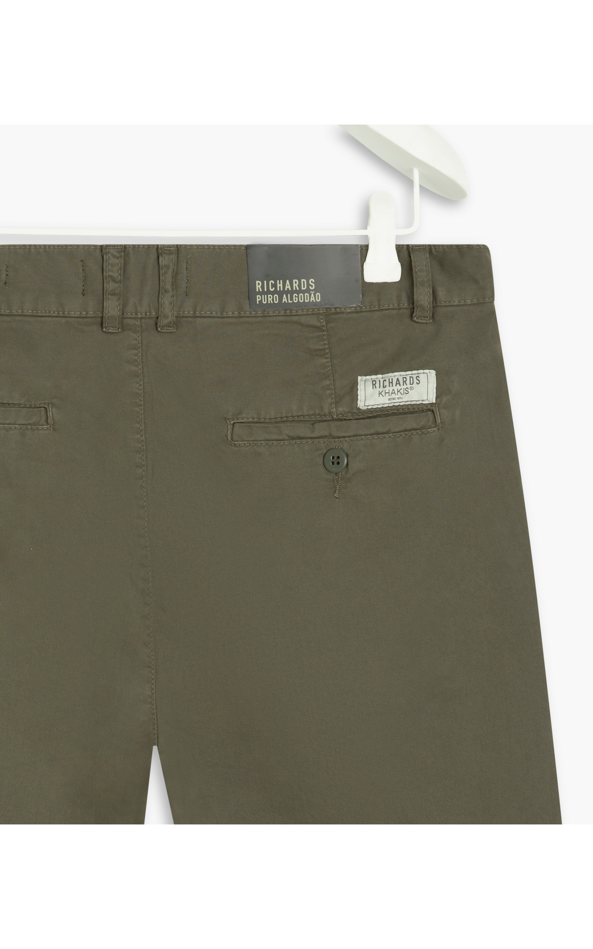 Bermuda Chino Reta New Verde Escuro